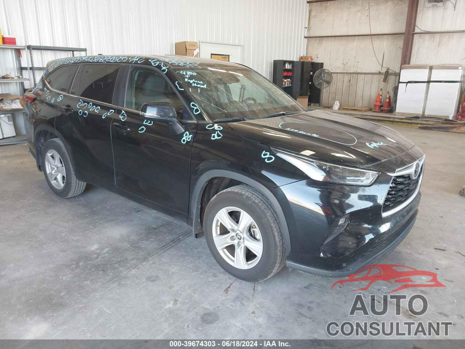 TOYOTA HIGHLANDER 2023 - 5TDKDRAH7PS504669