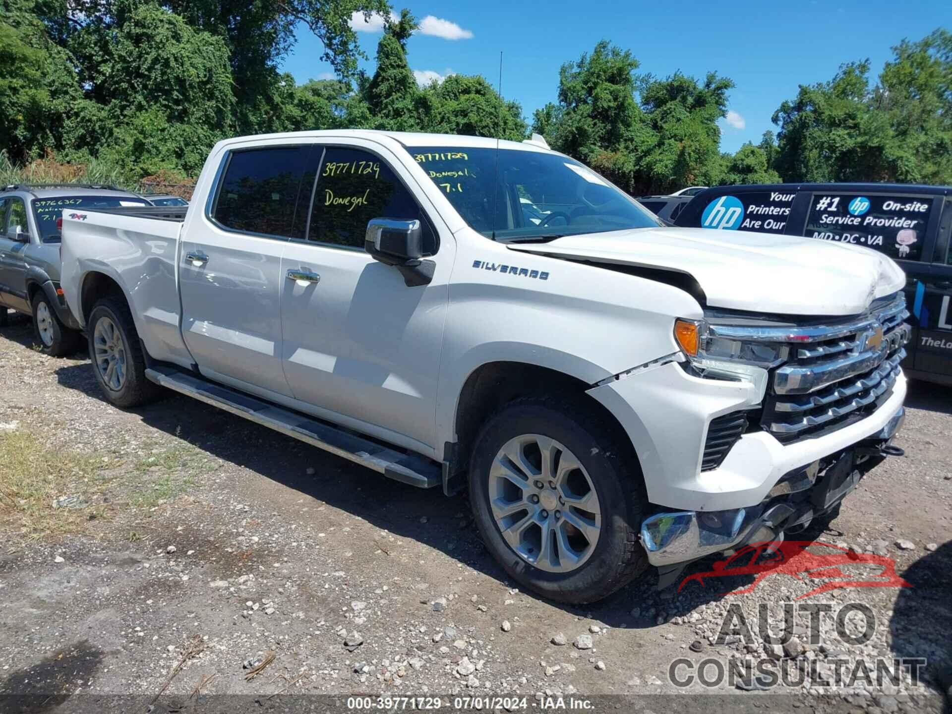CHEVROLET SILVERADO 1500 2022 - 1GCUDGED2NZ519998