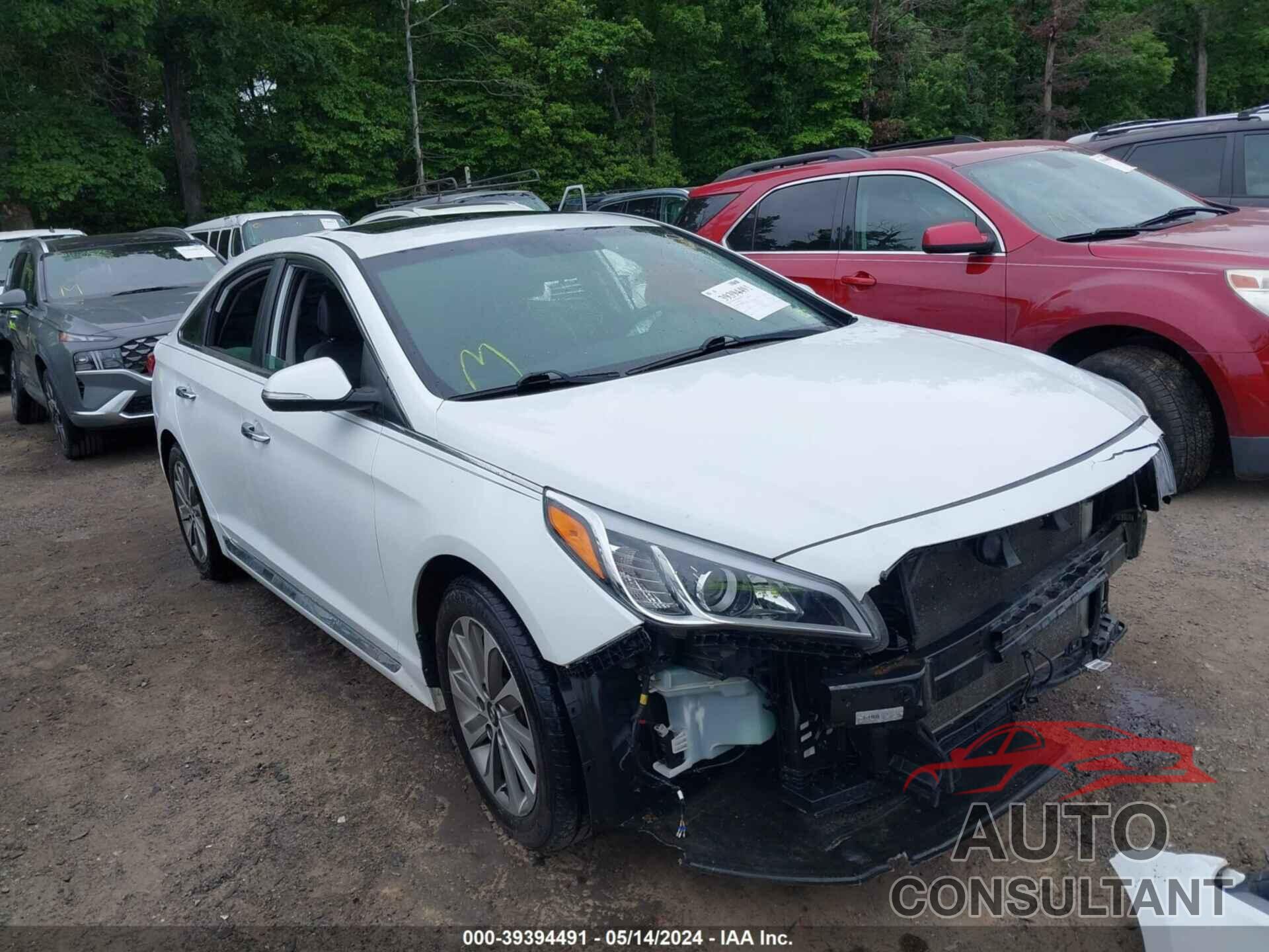 HYUNDAI SONATA 2017 - 5NPE34AFXHH483793
