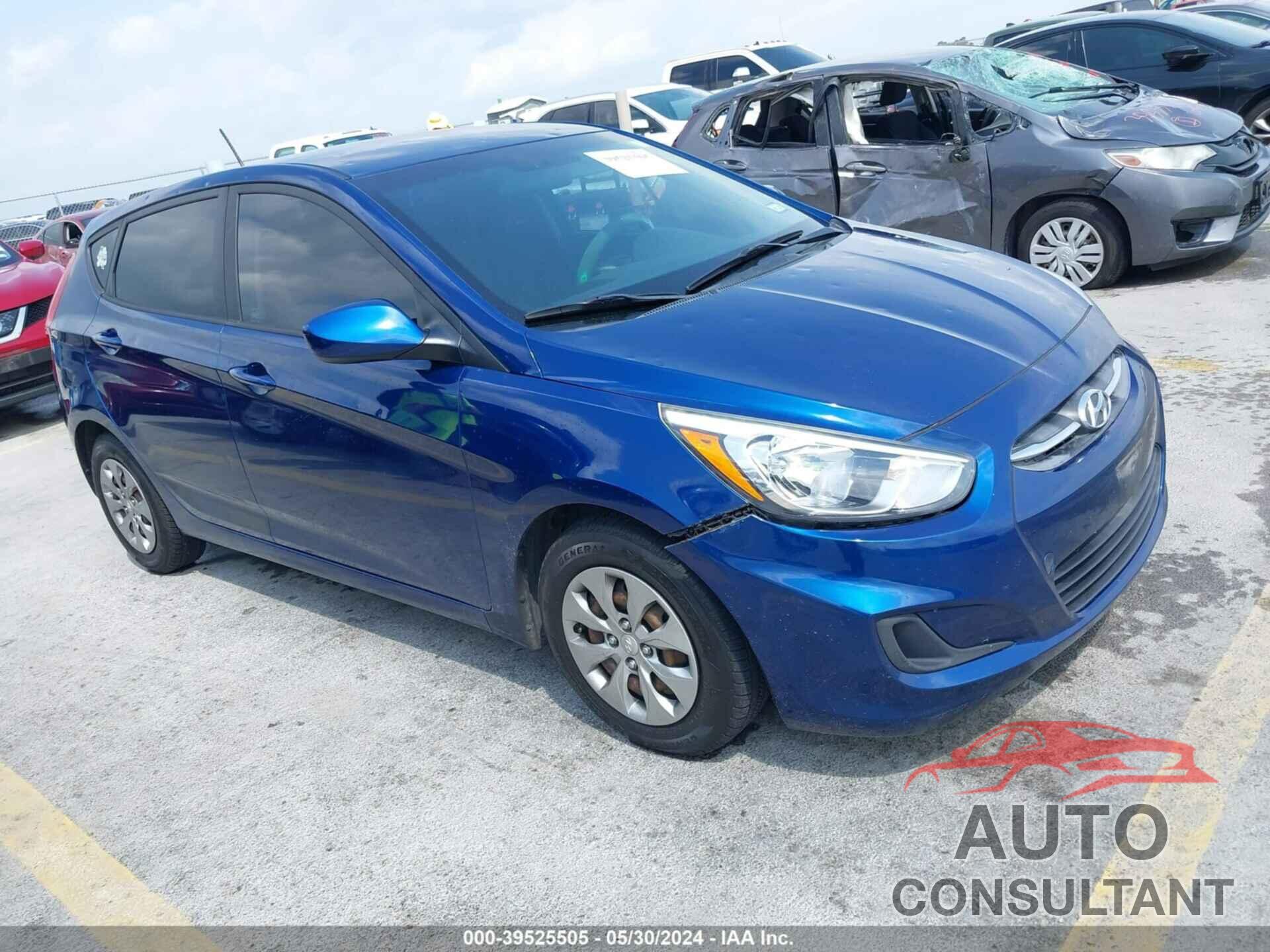 HYUNDAI ACCENT 2016 - KMHCT5AE6GU278279