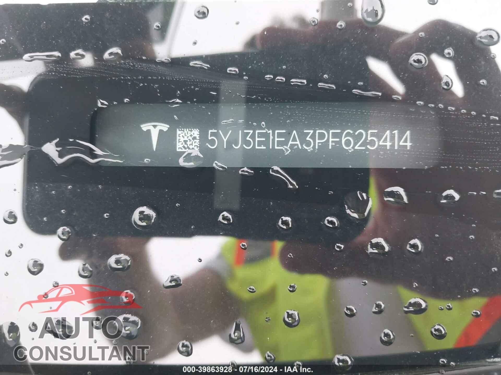 TESLA MODEL 3 2023 - 5YJ3E1EA3PF625414