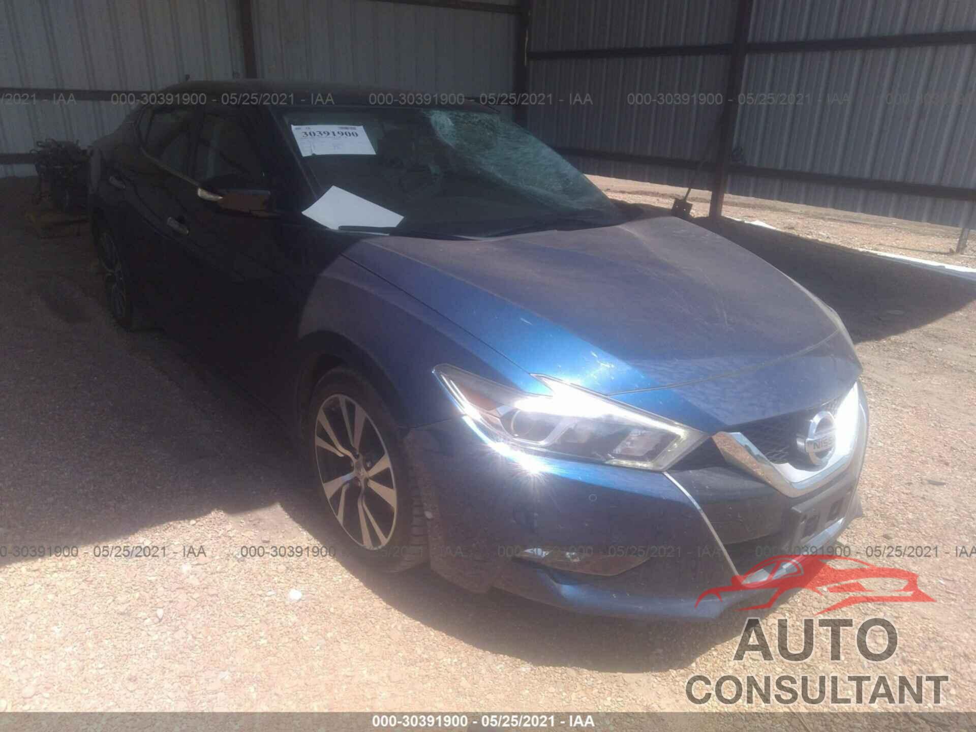 NISSAN MAXIMA 2017 - 1N4AA6APXHC417416