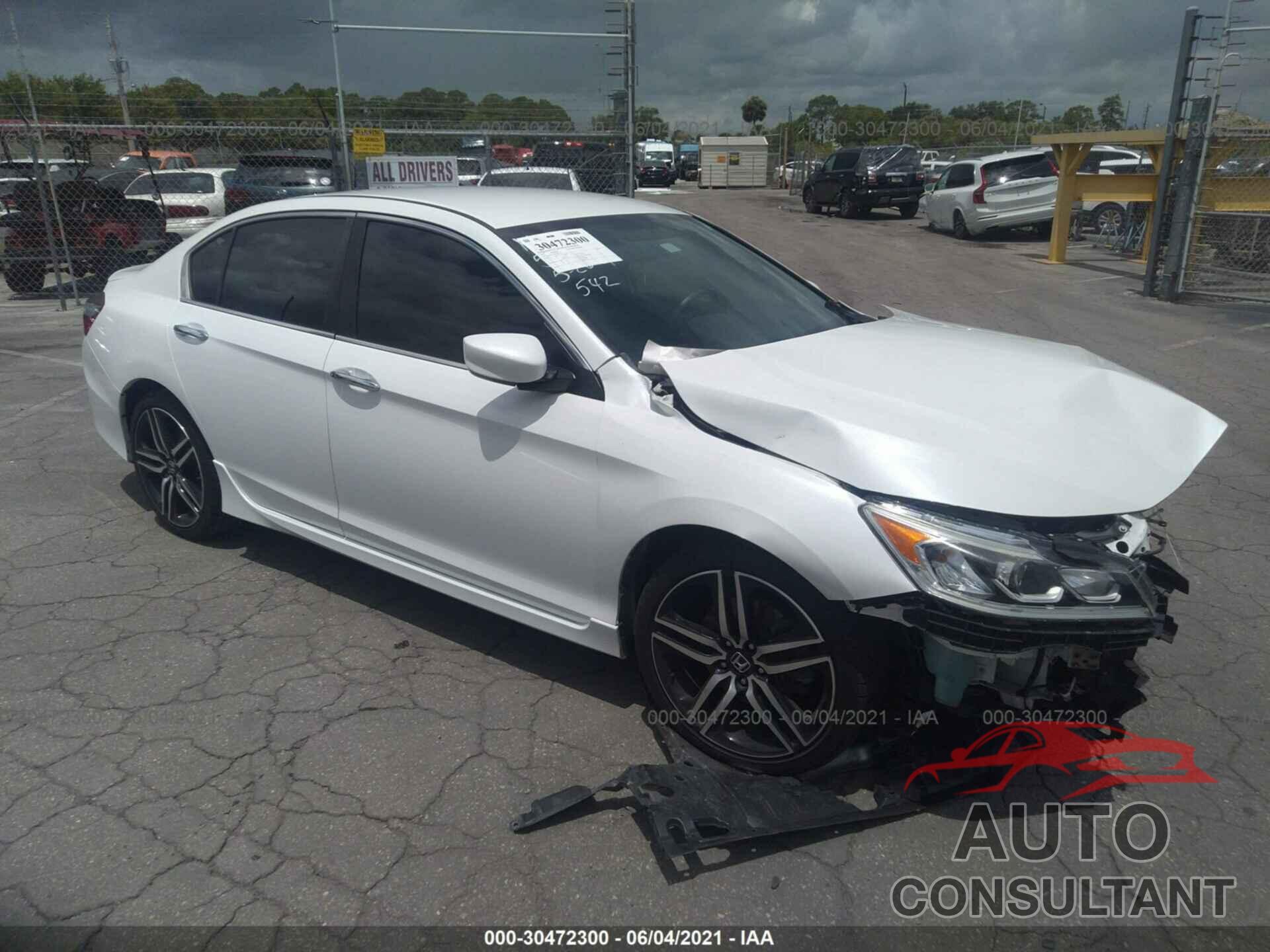 HONDA ACCORD SEDAN 2017 - 1HGCR2F59HA005710