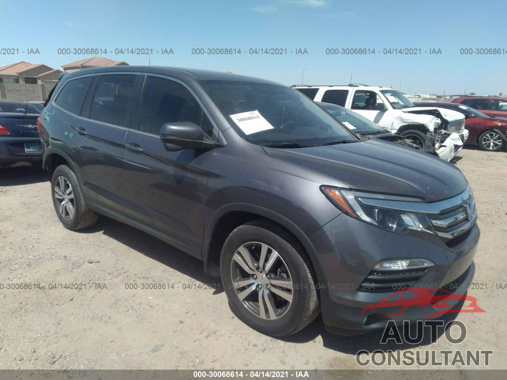 HONDA PILOT 2017 - 5FNYF5H56HB019292