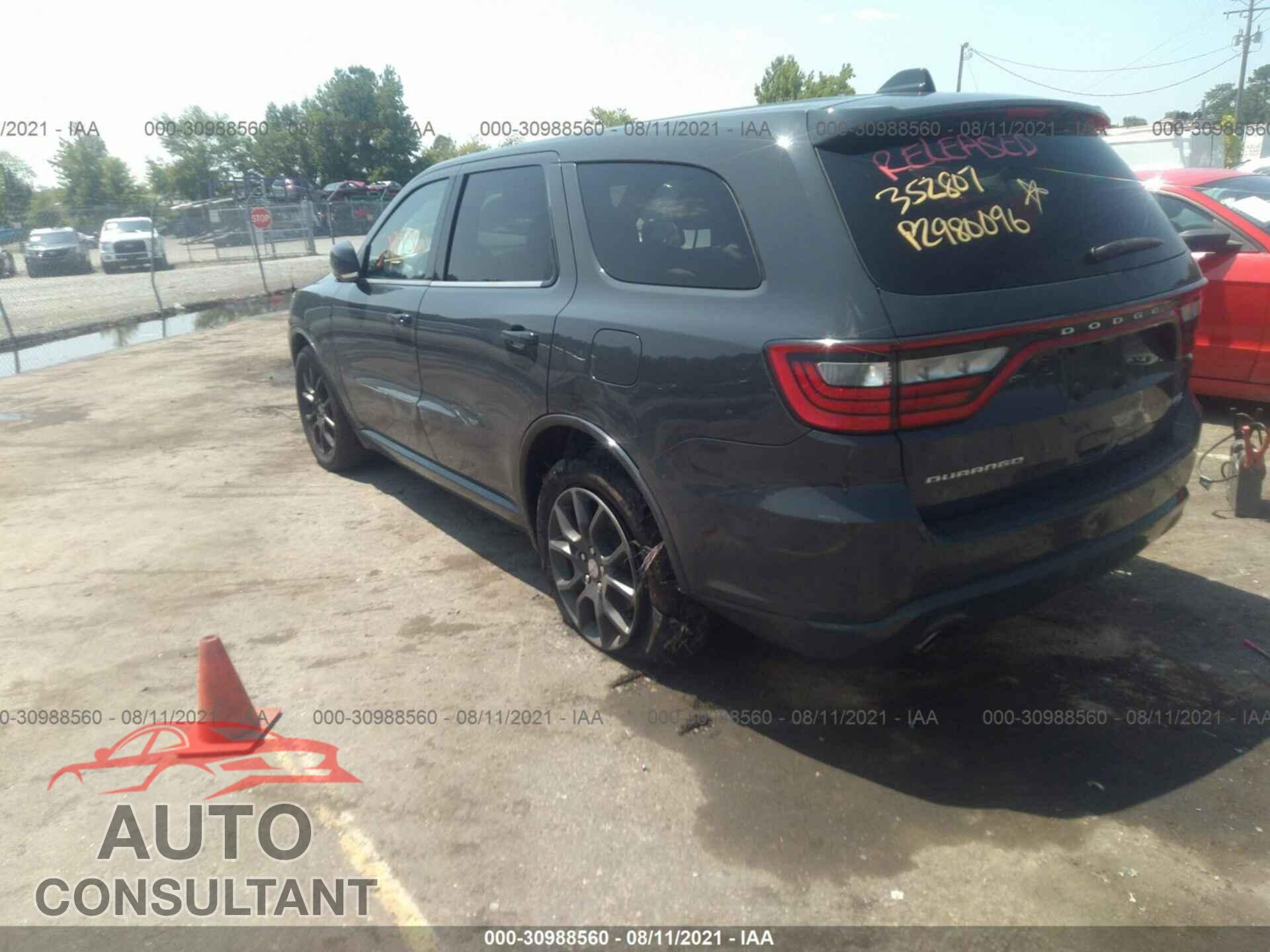 DODGE DURANGO 2017 - 1C4SDHCT6HC648020