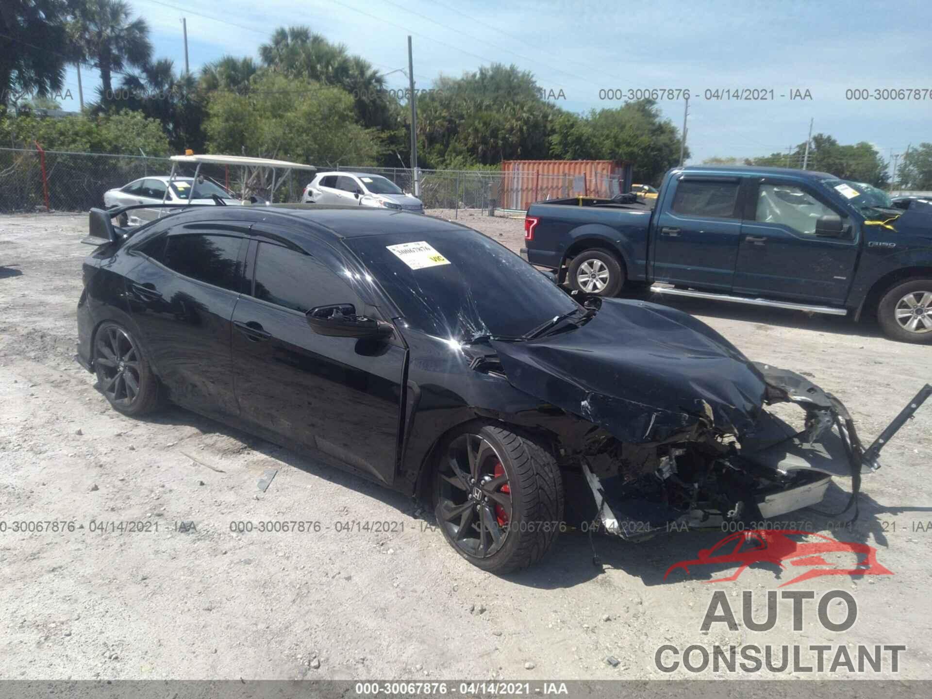 HONDA CIVIC HATCHBACK 2017 - SHHFK7H49HU212623