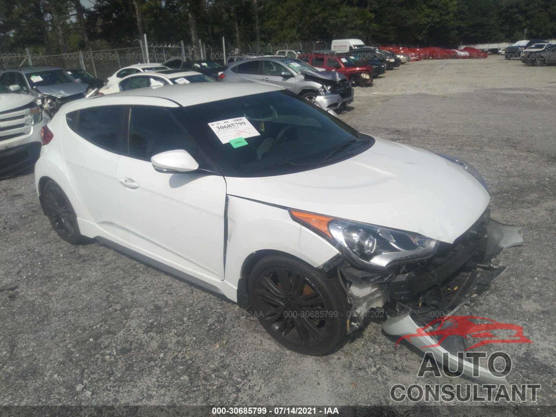 HYUNDAI VELOSTER 2016 - KMHTC6AE2GU291763