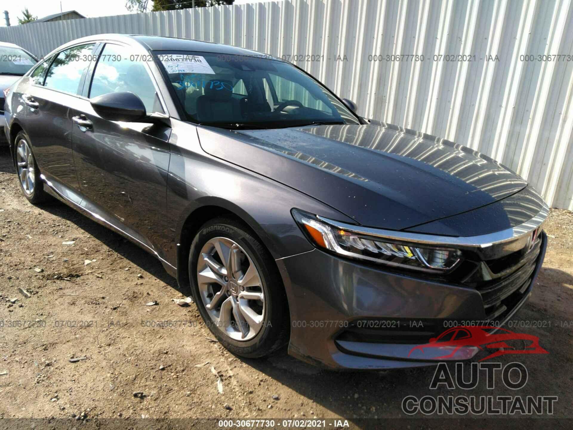HONDA ACCORD SEDAN 2018 - 1HGCV1F13JA206480
