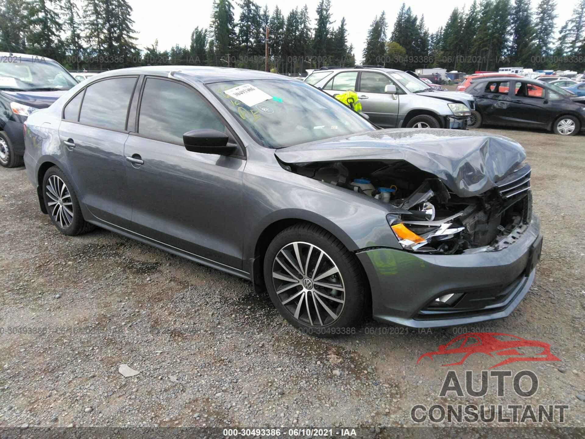 VOLKSWAGEN JETTA SEDAN 2016 - 3VWD17AJ3GM325003