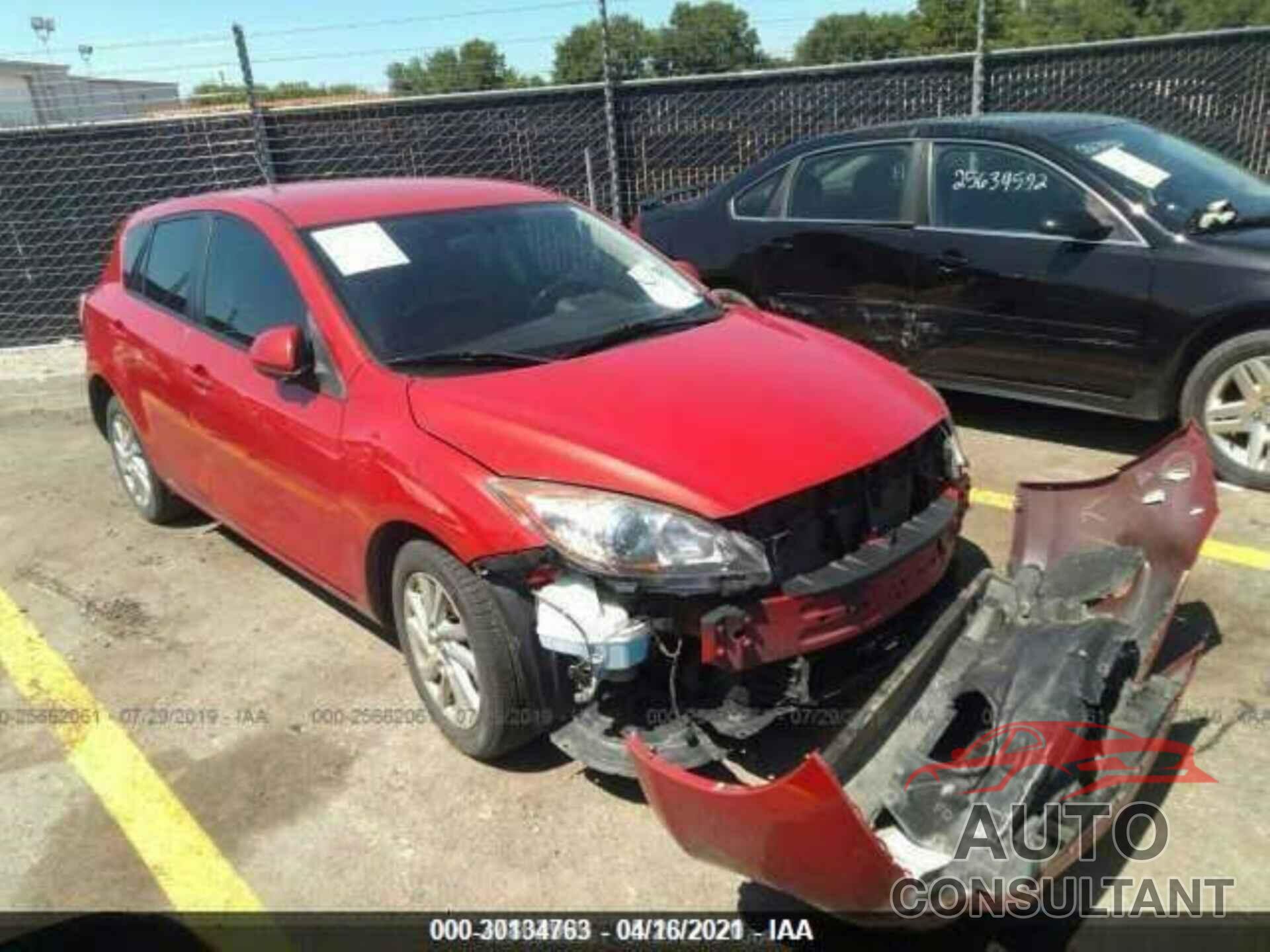 MAZDA MAZDA3 2013 - JM1BL1L72D1730975