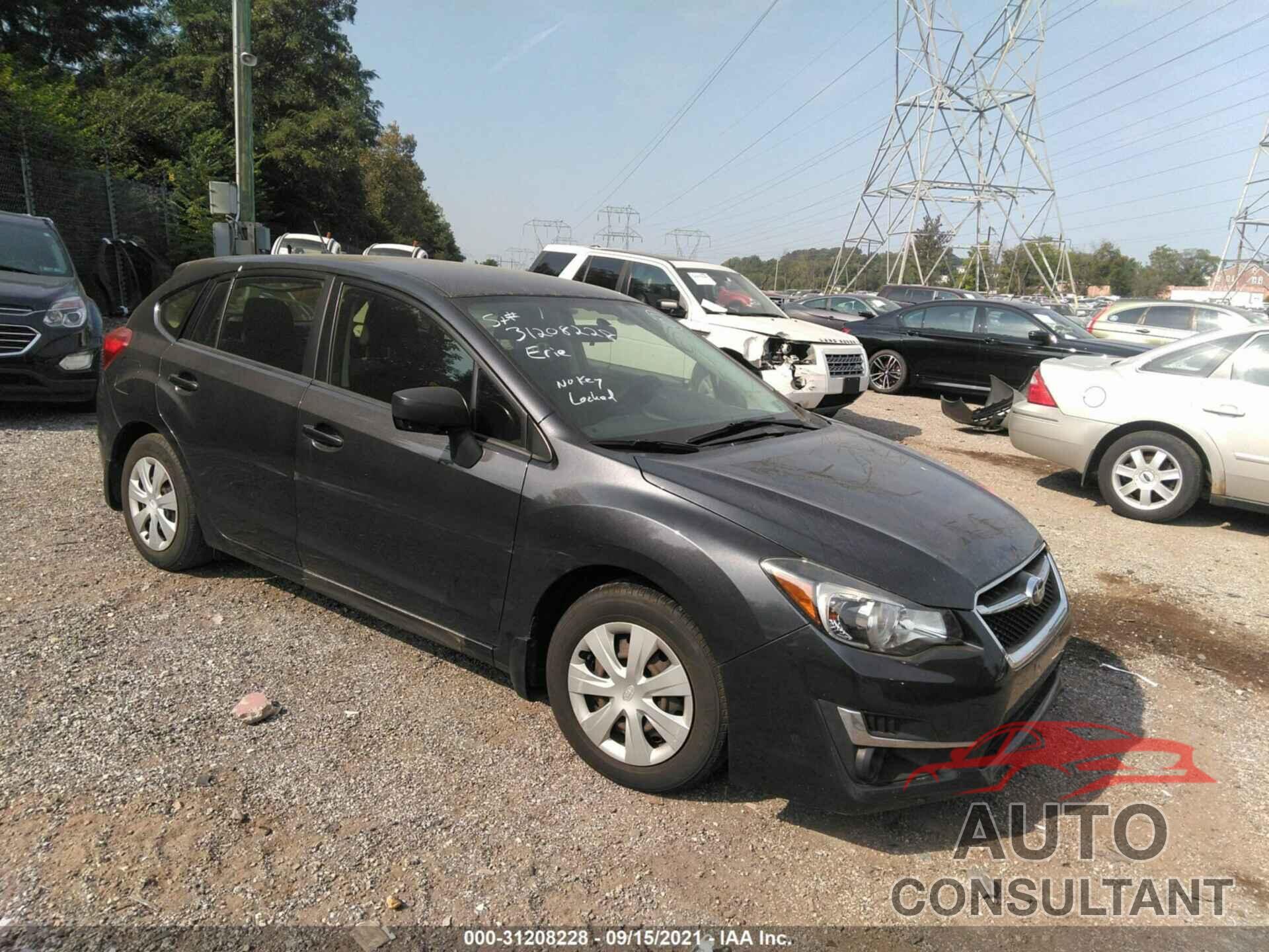 SUBARU IMPREZA WAGON 2016 - JF1GPAA65G8282947
