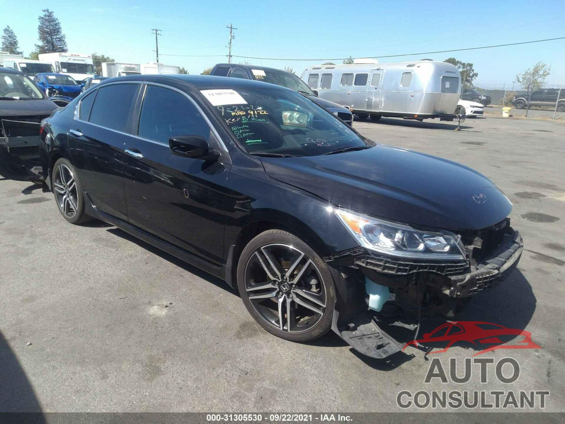 HONDA ACCORD SEDAN 2016 - 1HGCR2F50GA107041