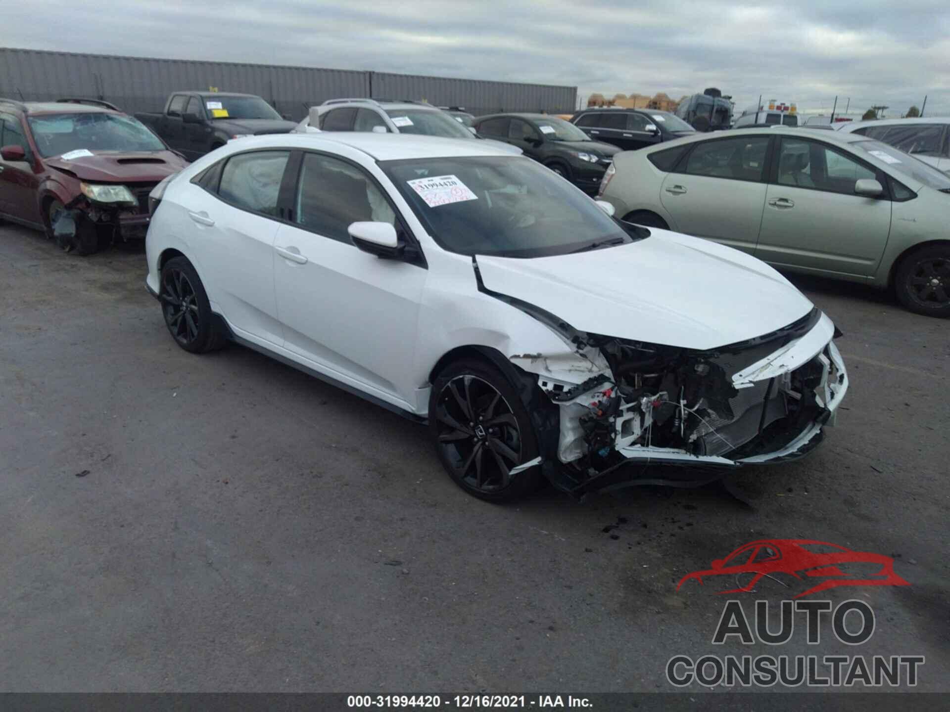 HONDA CIVIC HATCHBACK 2018 - SHHFK7H4XJU418880