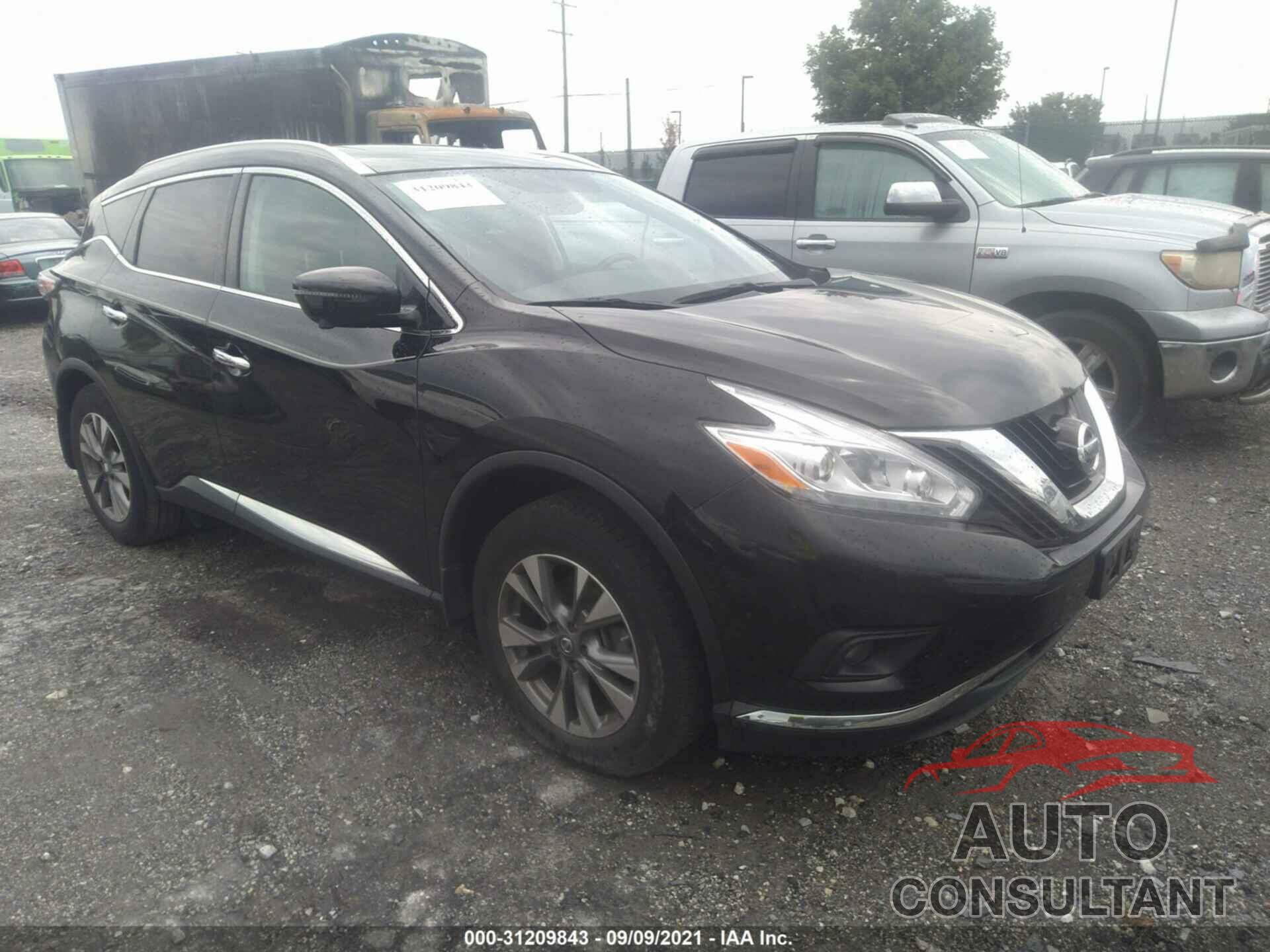 NISSAN MURANO 2017 - 5N1AZ2MHXHN203574