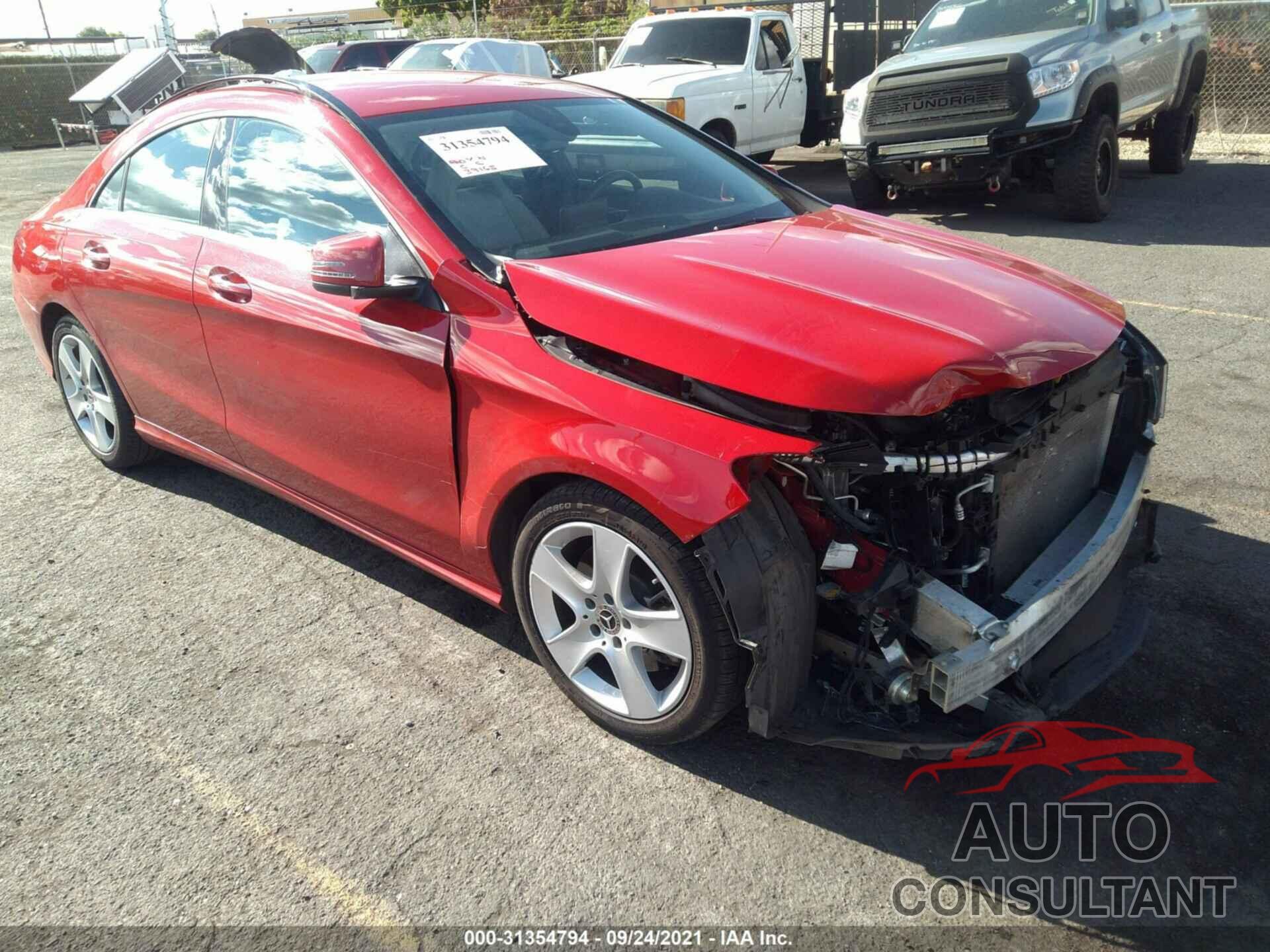 MERCEDES-BENZ CLA 2019 - WDDSJ4EB8KN723419