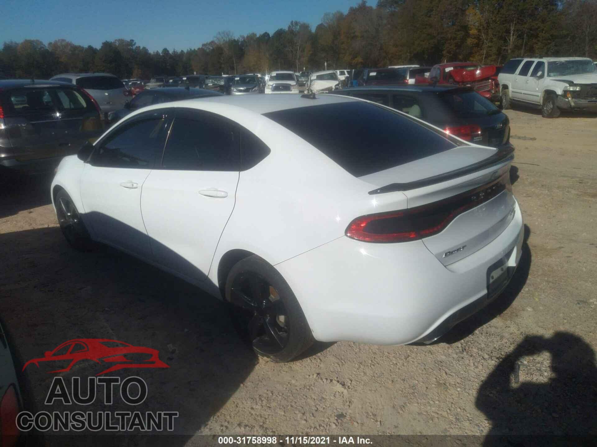 DODGE DART 2016 - 1C3CDFBB9GD504802