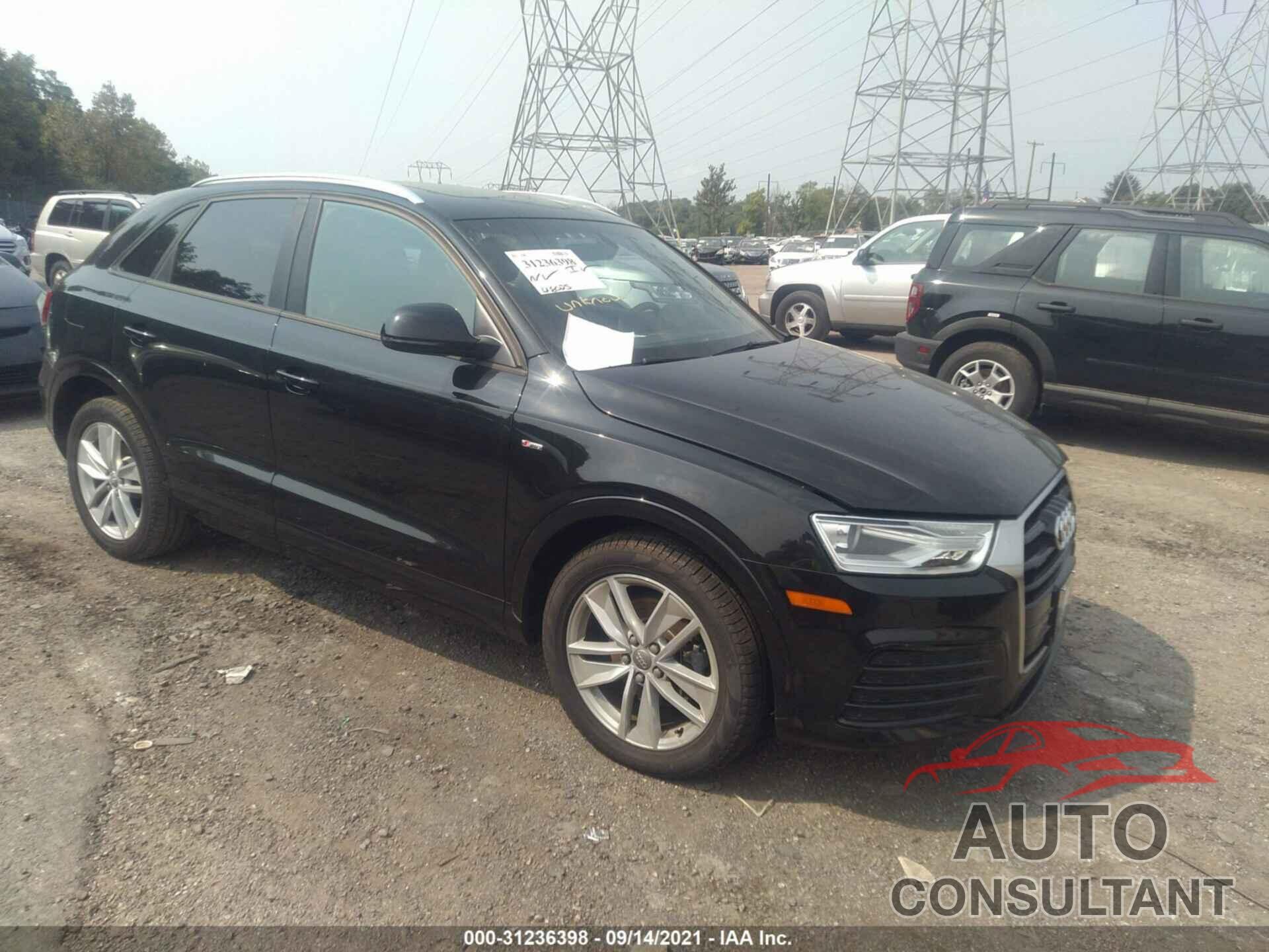 AUDI Q3 2018 - WA1ECCFS6JR016735