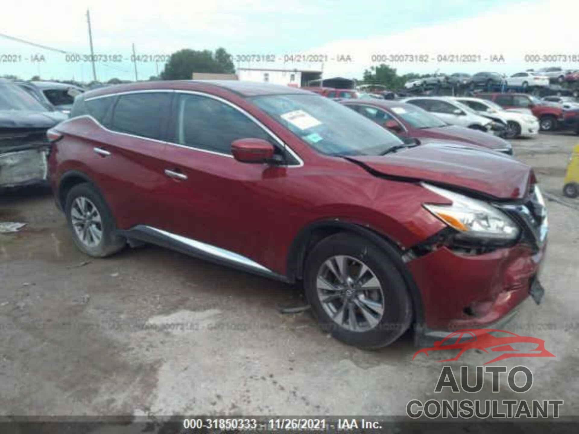 NISSAN MURANO 2016 - 5N1AZ2MGXGN132804