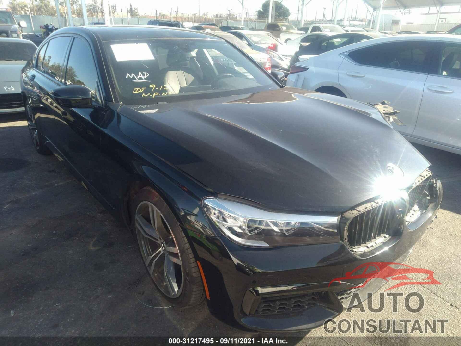 BMW 7 SERIES 2016 - WBA7E2C52GG548339