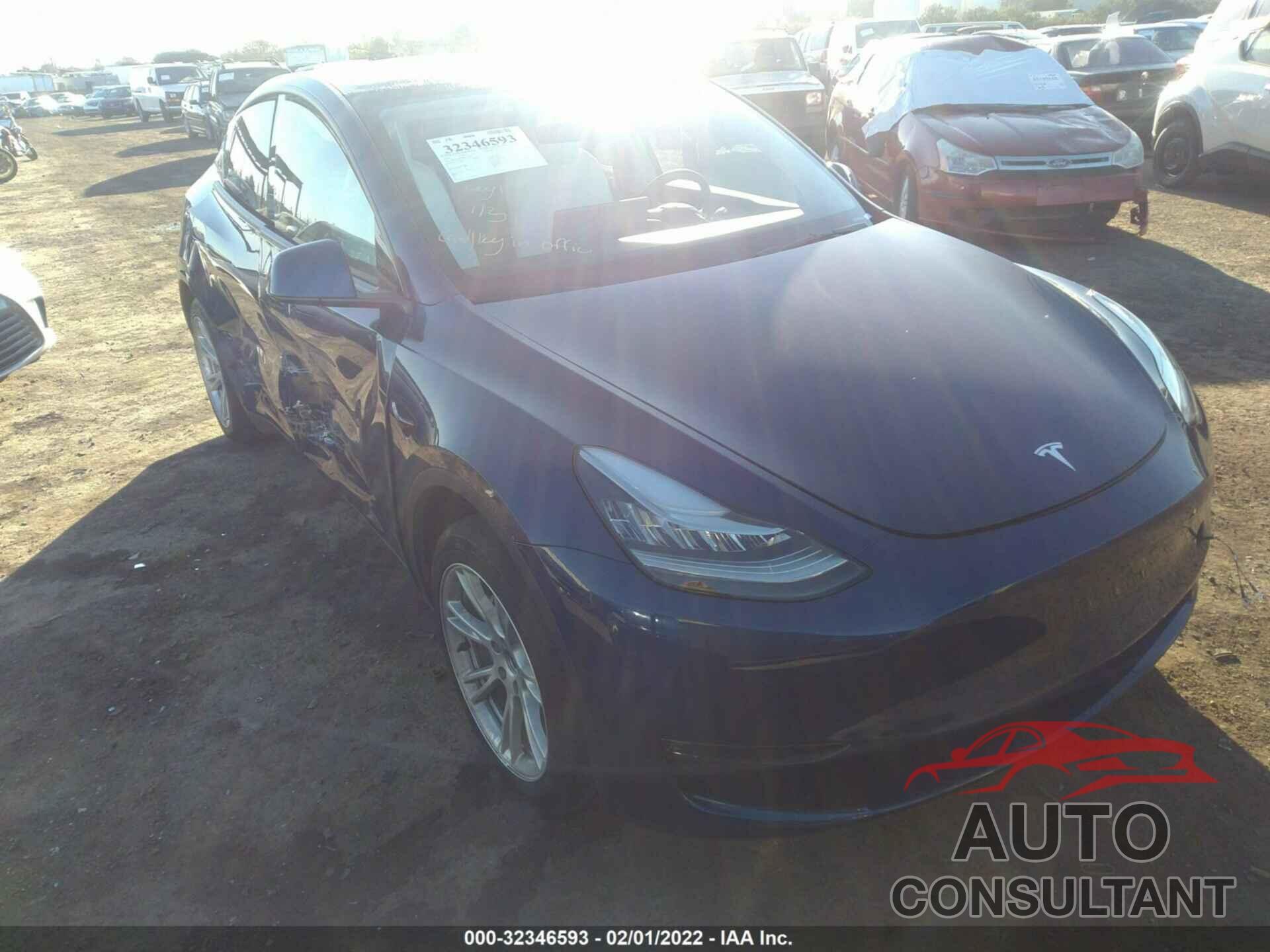 TESLA MODEL Y 2022 - 7SAYGDEE8NF339482