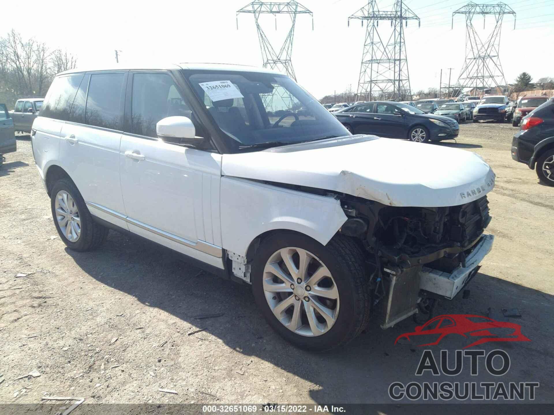 LAND ROVER RANGE ROVER 2016 - SALGS2PF7GA292600