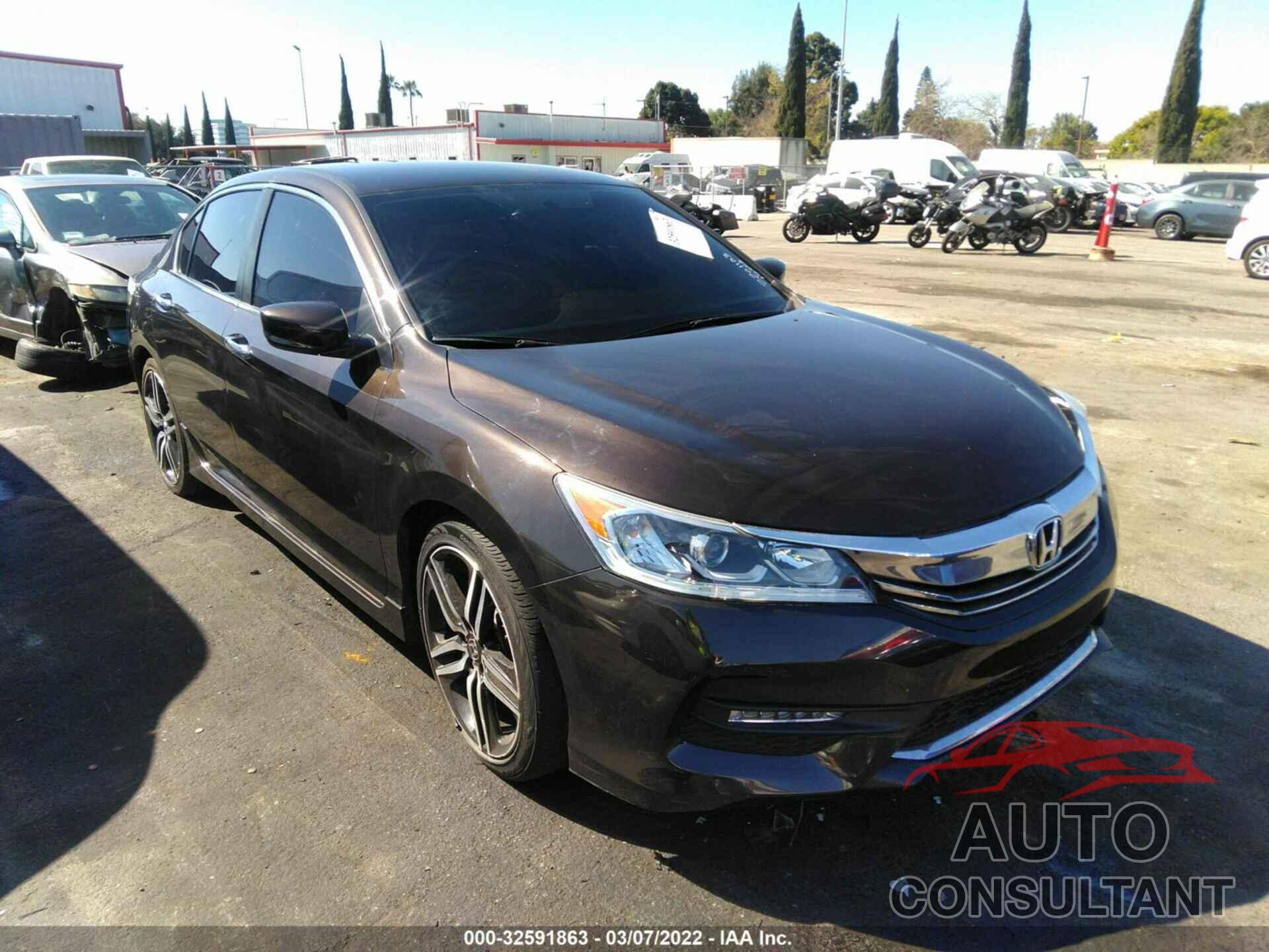 HONDA ACCORD SEDAN 2016 - 1HGCR2F57GA210988