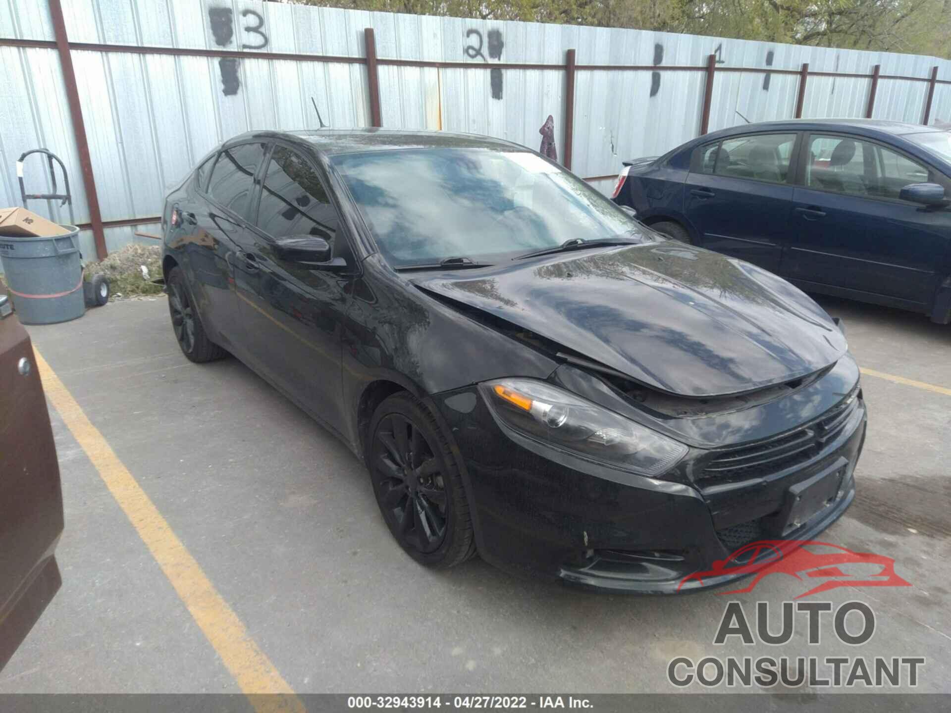 DODGE DART 2016 - 1C3CDFFA9GD821237