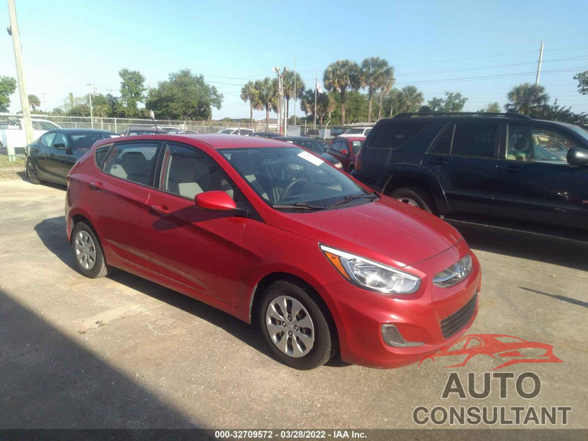 HYUNDAI ACCENT 2016 - KMHCT5AE5GU263062