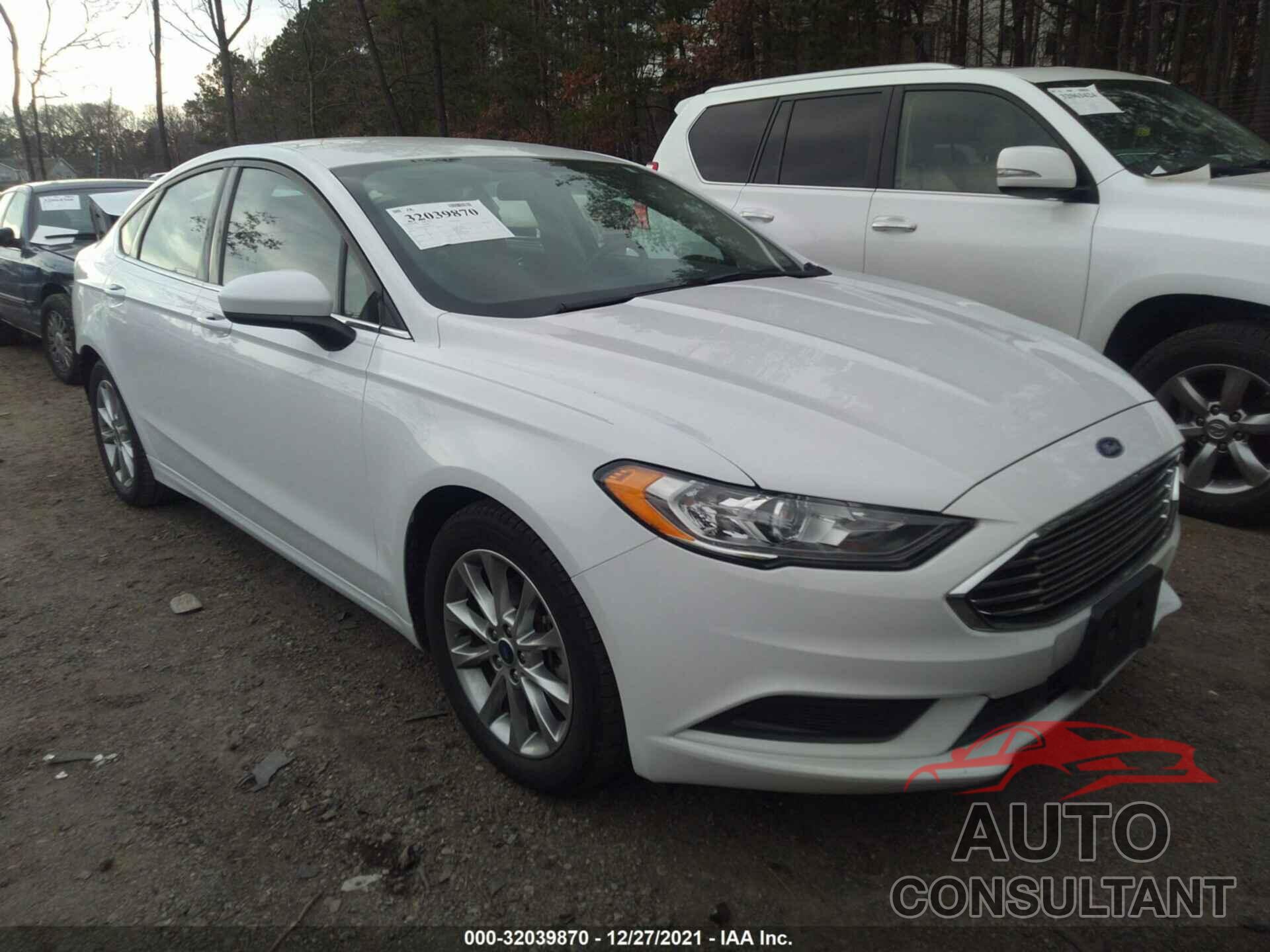 FORD FUSION 2017 - 3FA6P0H70HR290524