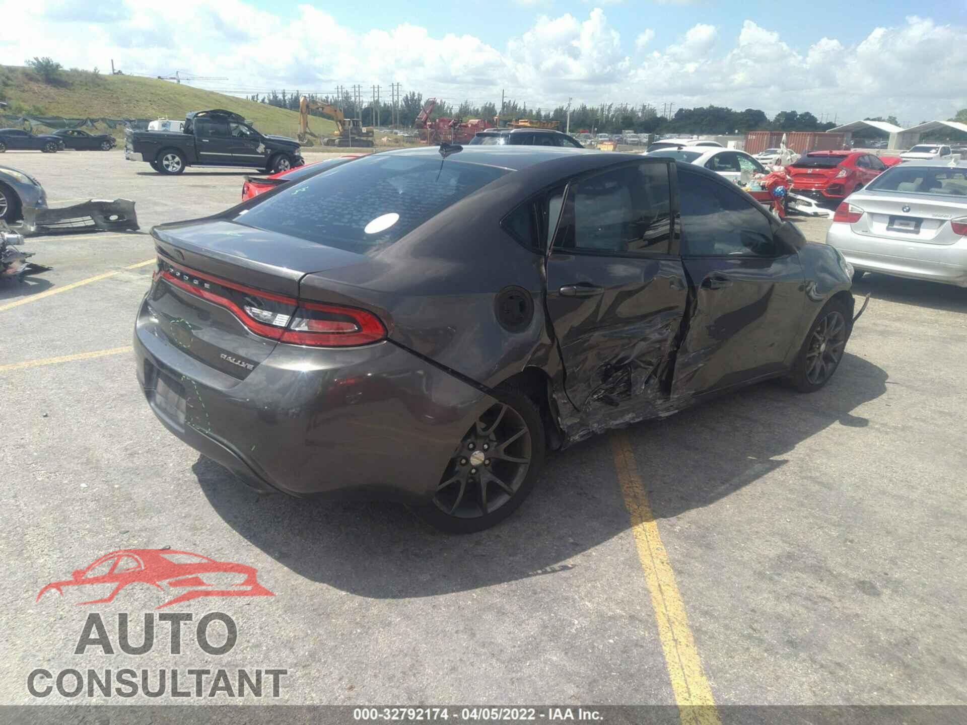 DODGE DART 2016 - 1C3CDFBB1GD610063