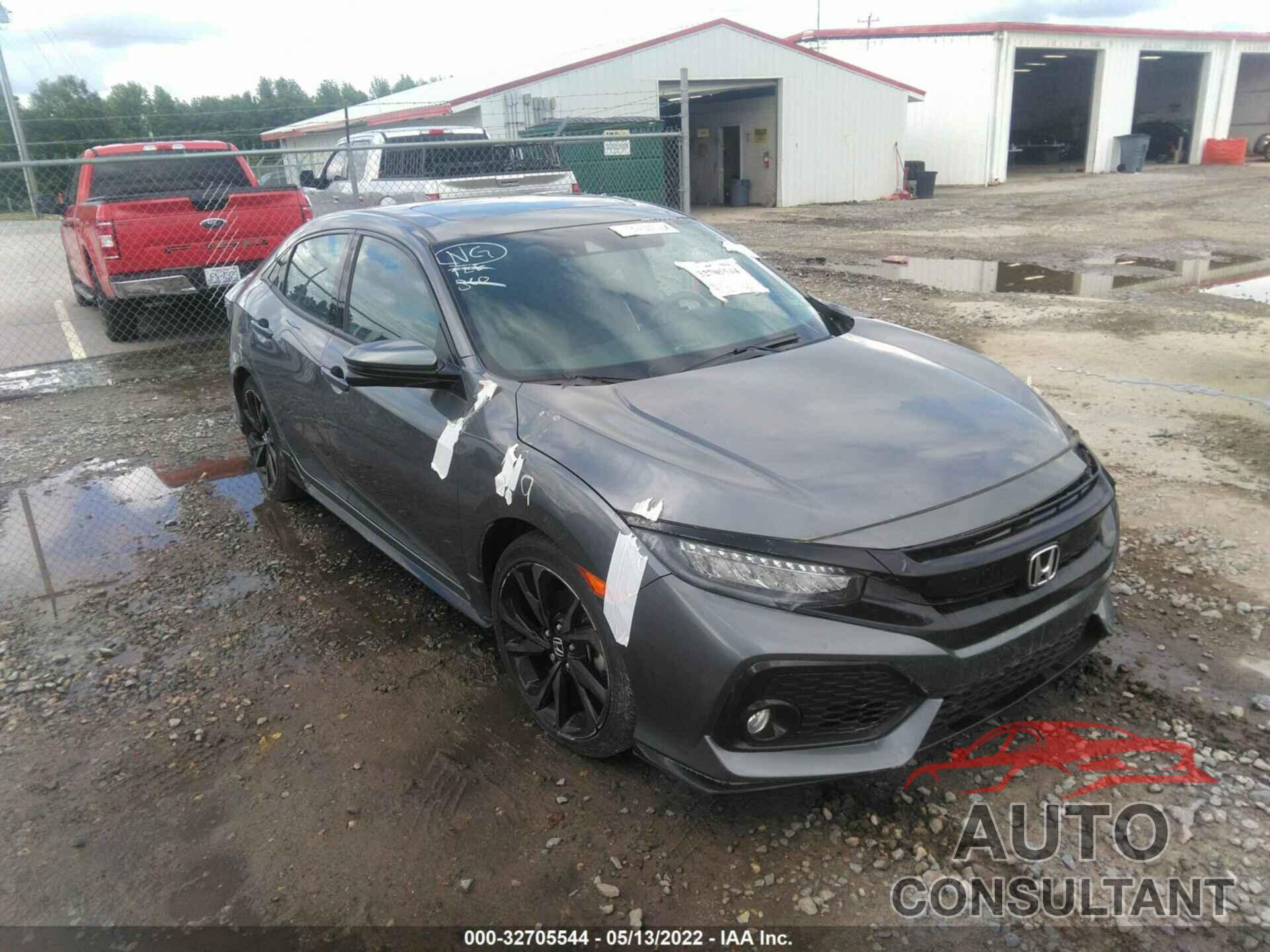HONDA CIVIC HATCHBACK 2018 - SHHFK7H9XJU237872