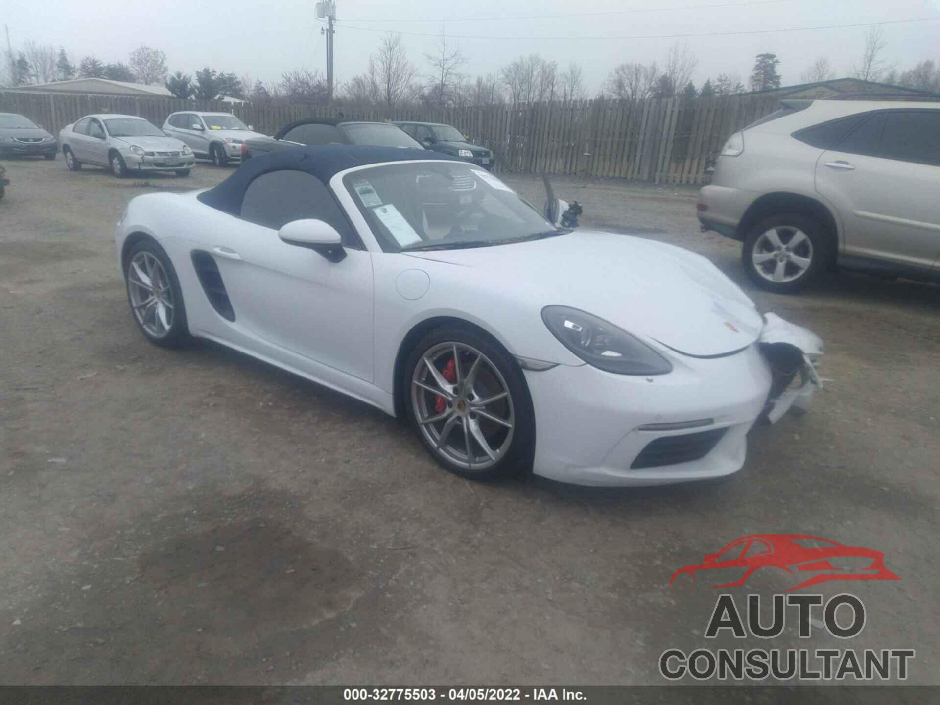 PORSCHE 718 BOXSTER 2019 - WP0CB2A87KS228530