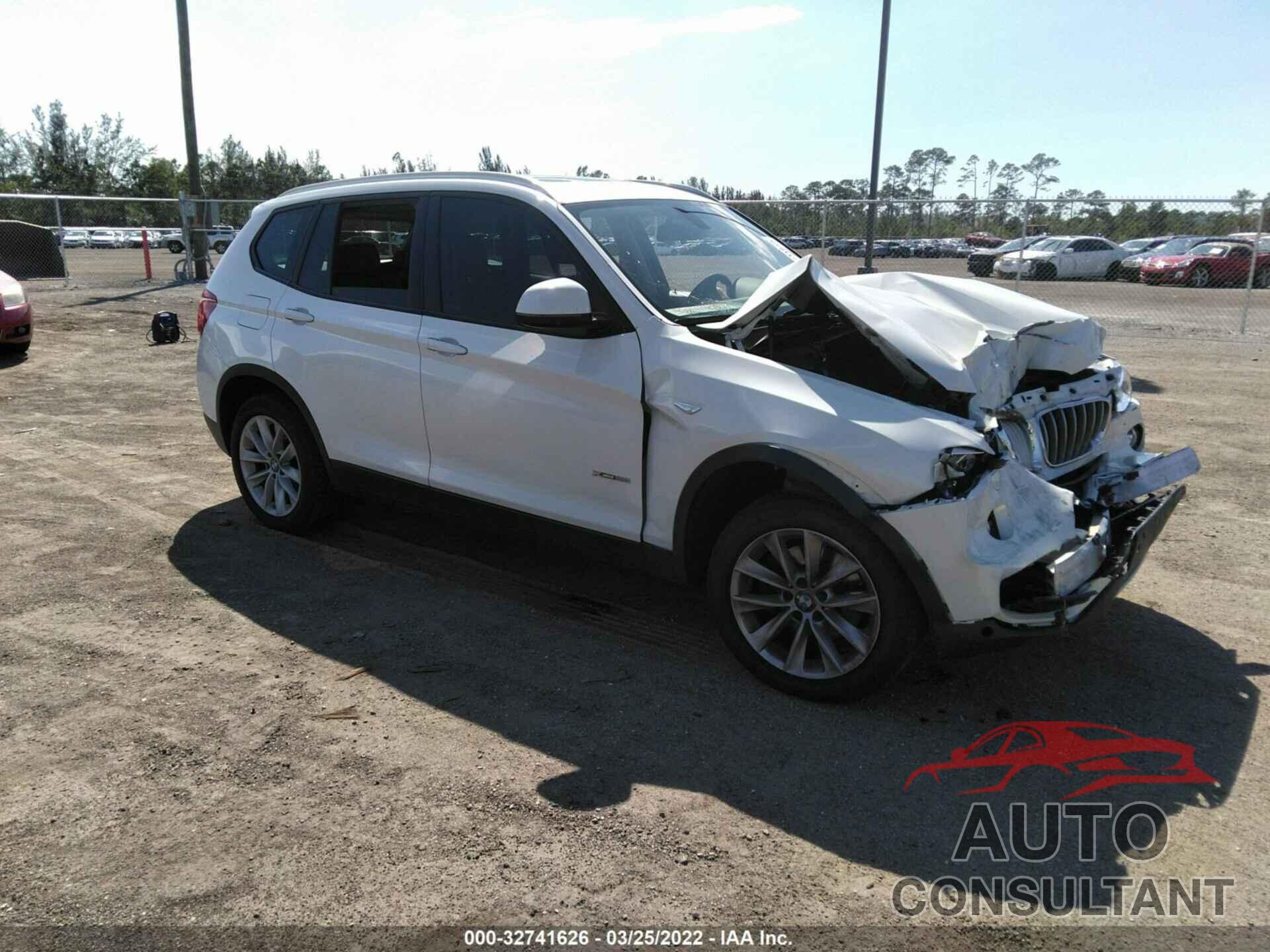 BMW X3 2017 - 5UXWX9C38H0T24369