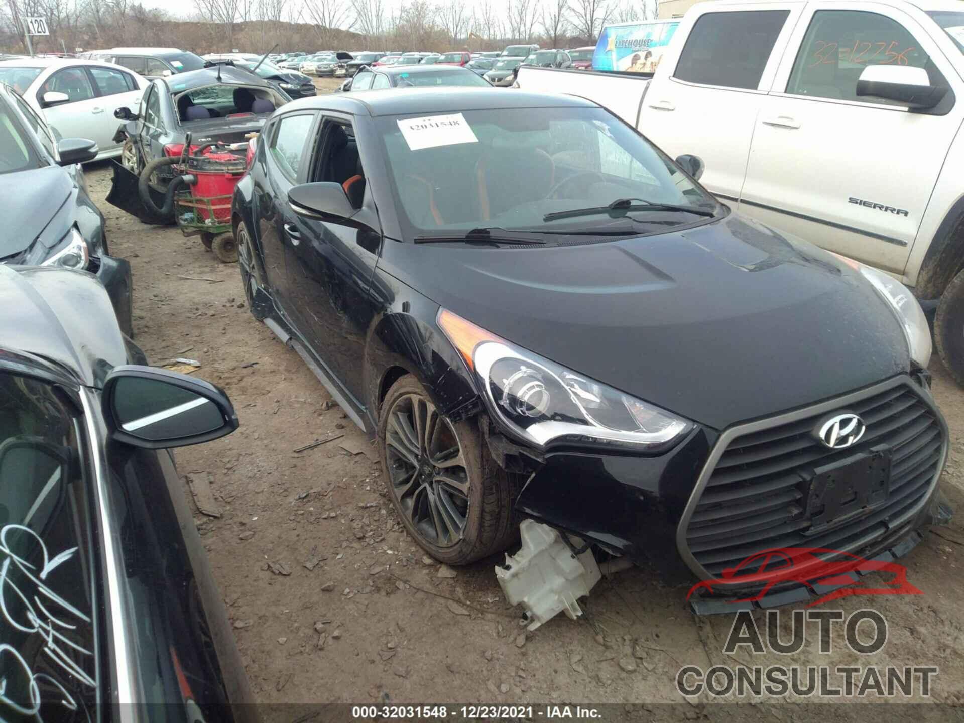 HYUNDAI VELOSTER 2016 - KMHTC6AE3GU285261