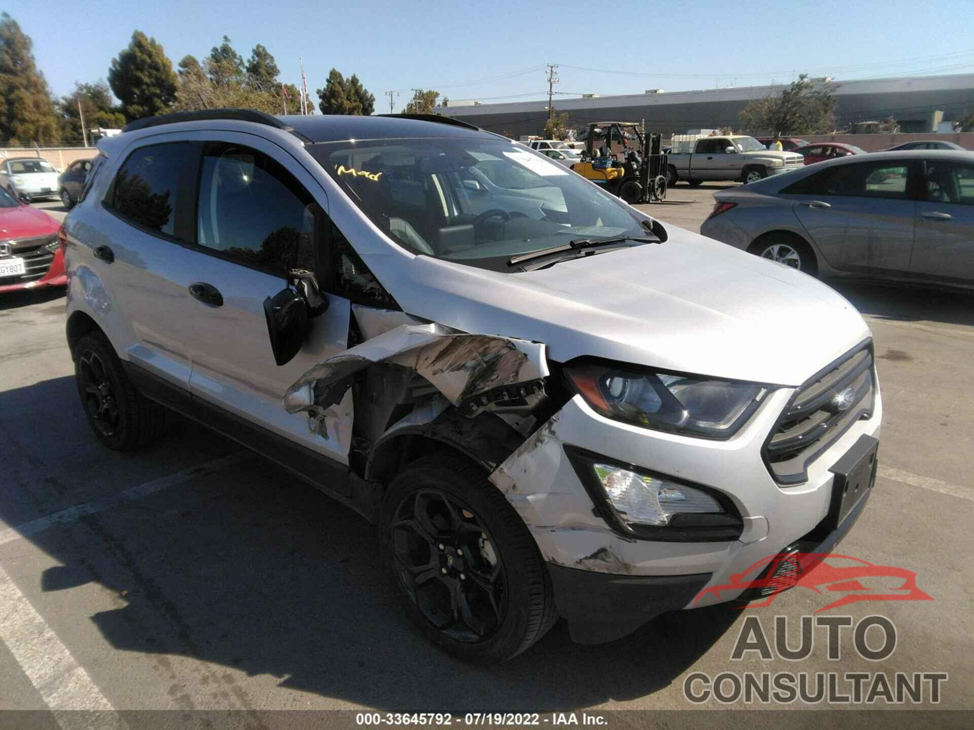 FORD ECOSPORT 2021 - MAJ6S3JL7MC412764