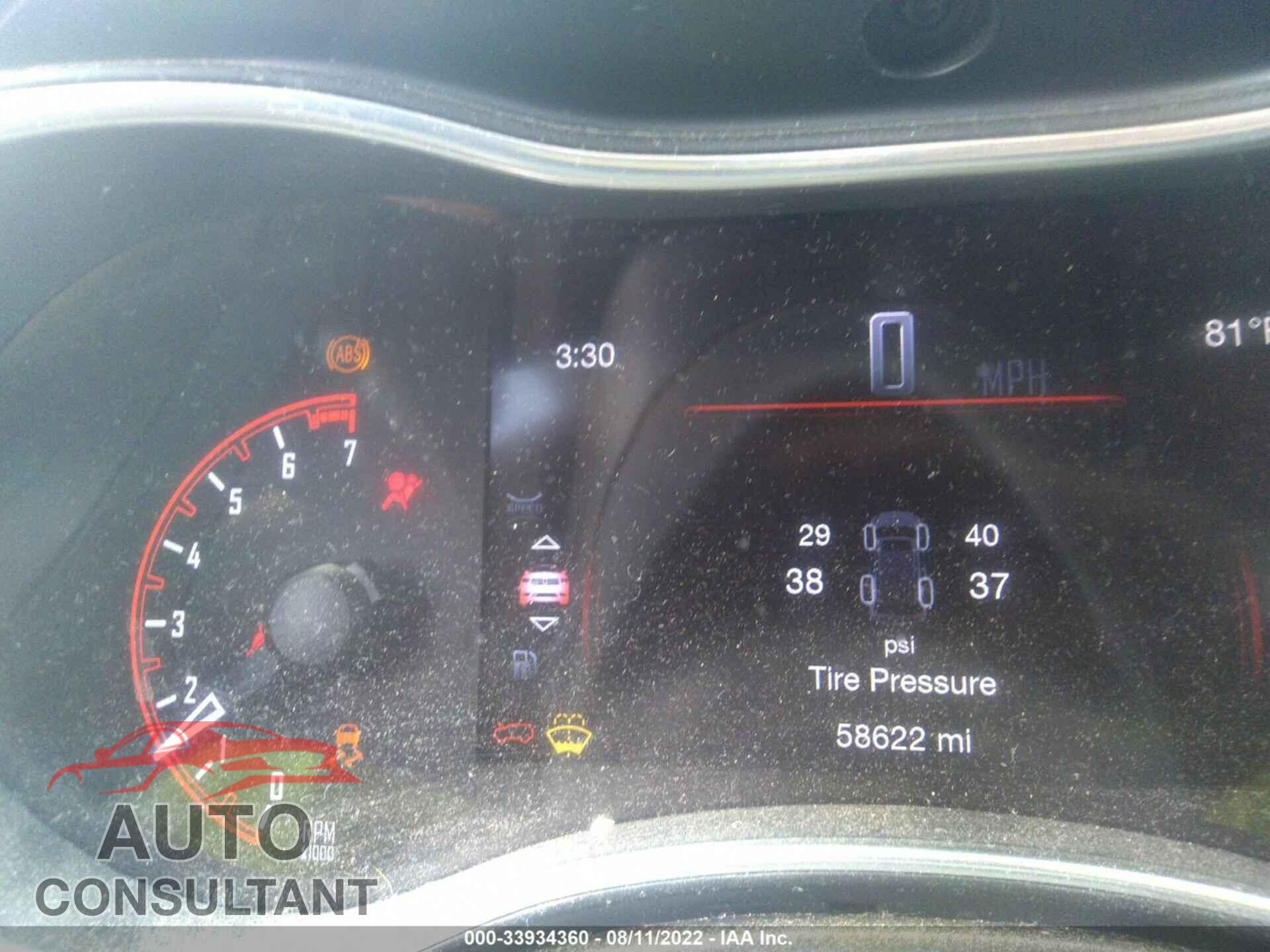 DODGE DURANGO 2019 - 1C4RDJAG4KC585342