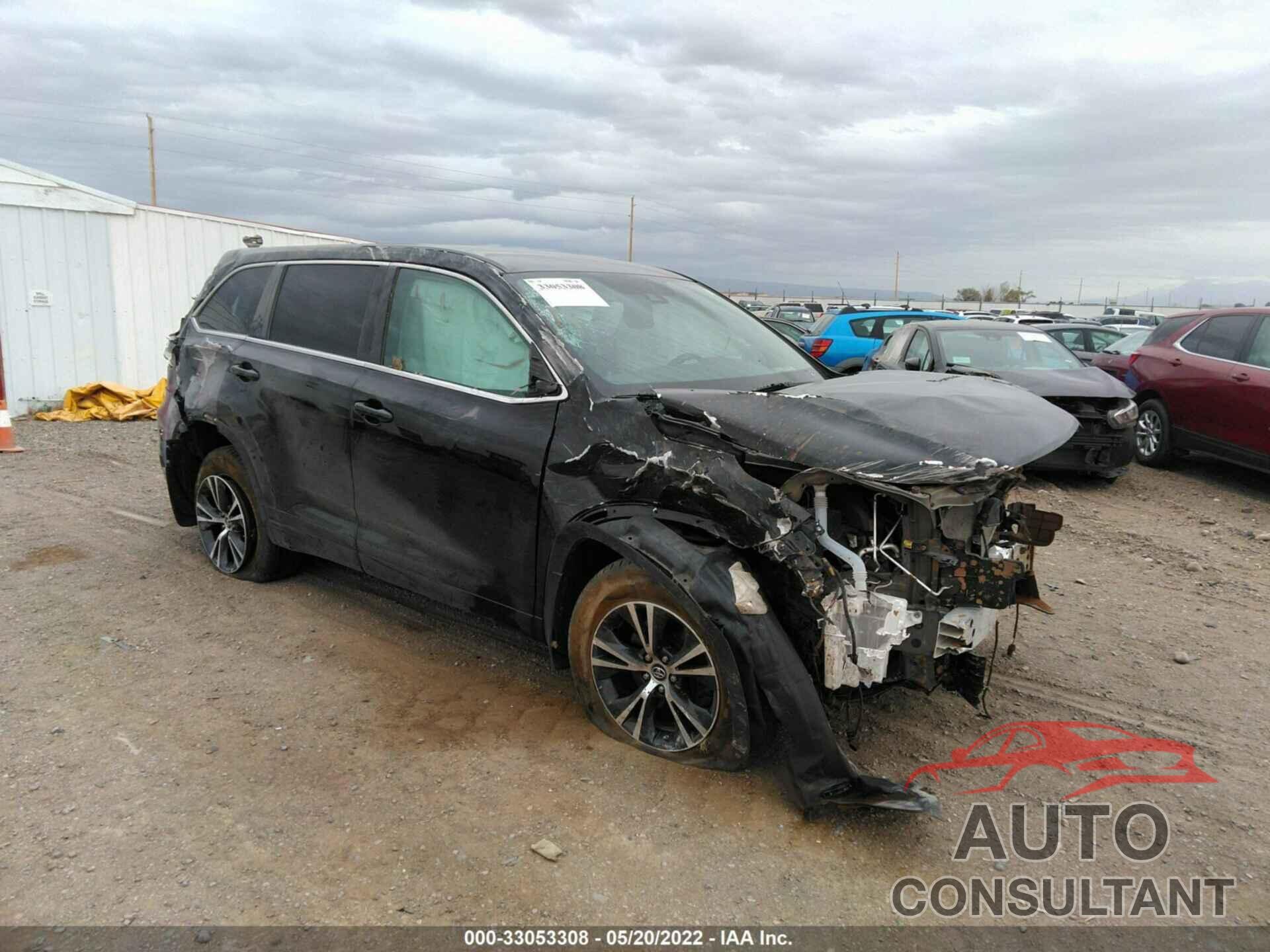 TOYOTA HIGHLANDER 2018 - 5TDBZRFH5JS851550