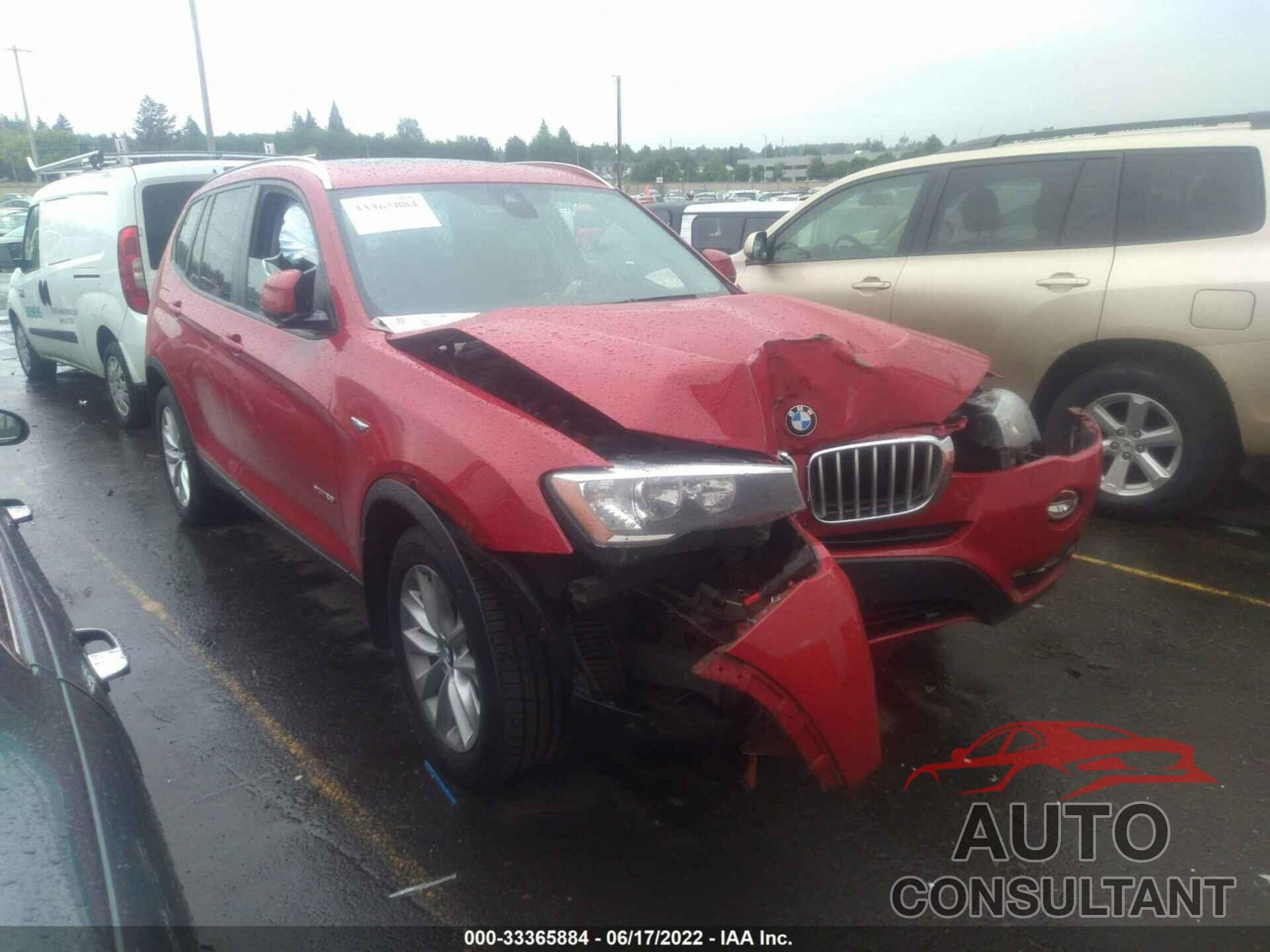 BMW X3 2017 - 5UXWX9C59H0T10403