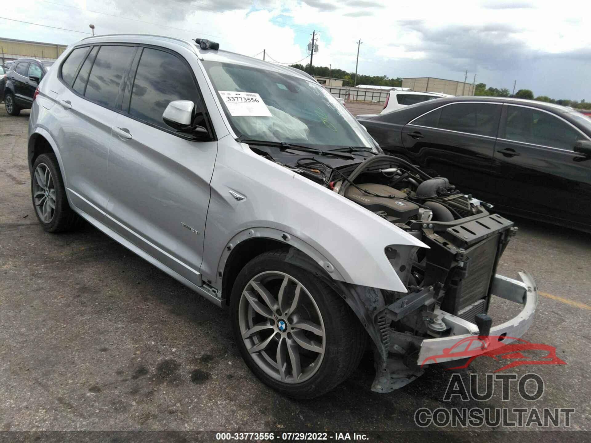 BMW X3 2017 - 5UXWZ7C38H0V88528