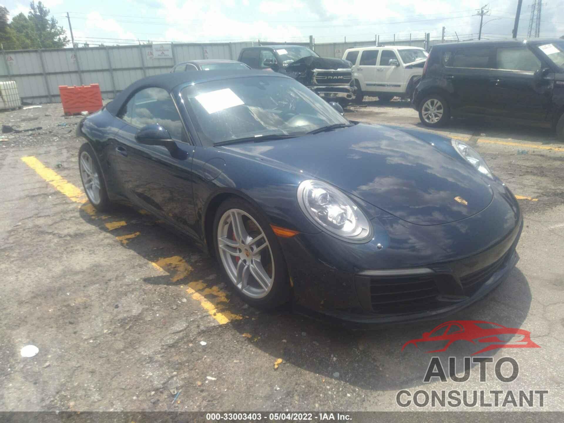 PORSCHE 911 2017 - WP0CB2A93HS154508