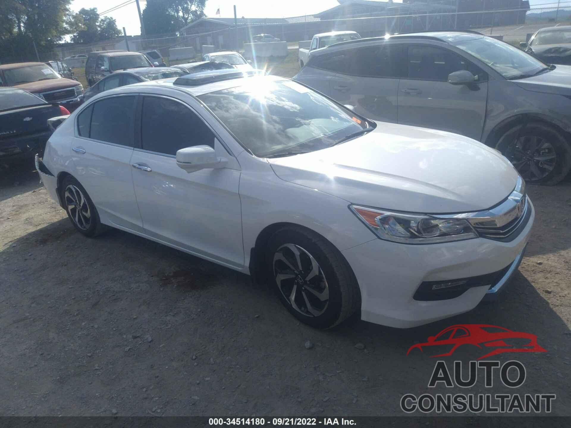 HONDA ACCORD SEDAN 2016 - 1HGCR2F76GA147786