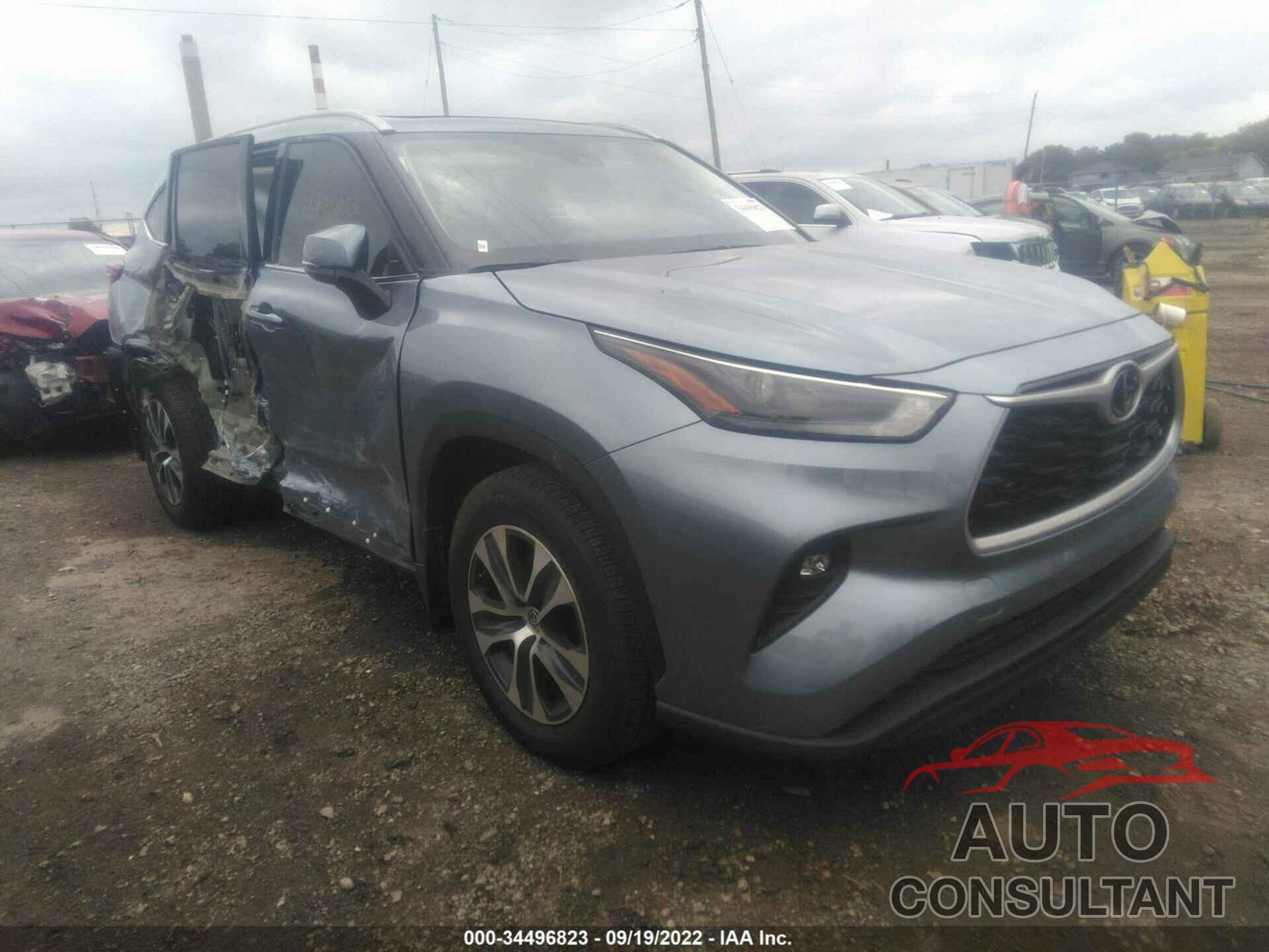 TOYOTA HIGHLANDER 2022 - 5TDHZRBH0NS204737
