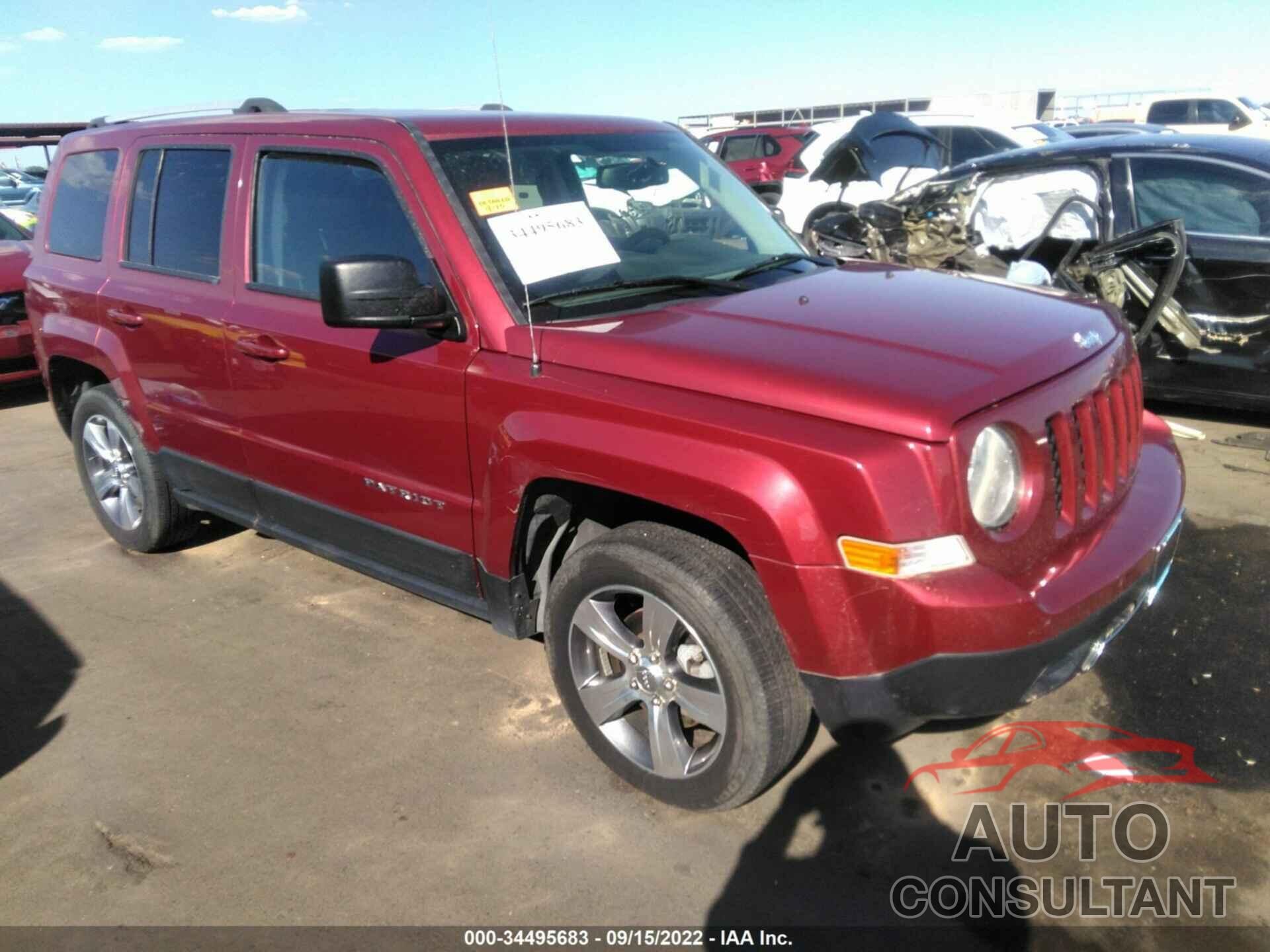 JEEP PATRIOT 2016 - 1C4NJRFB6GD783229