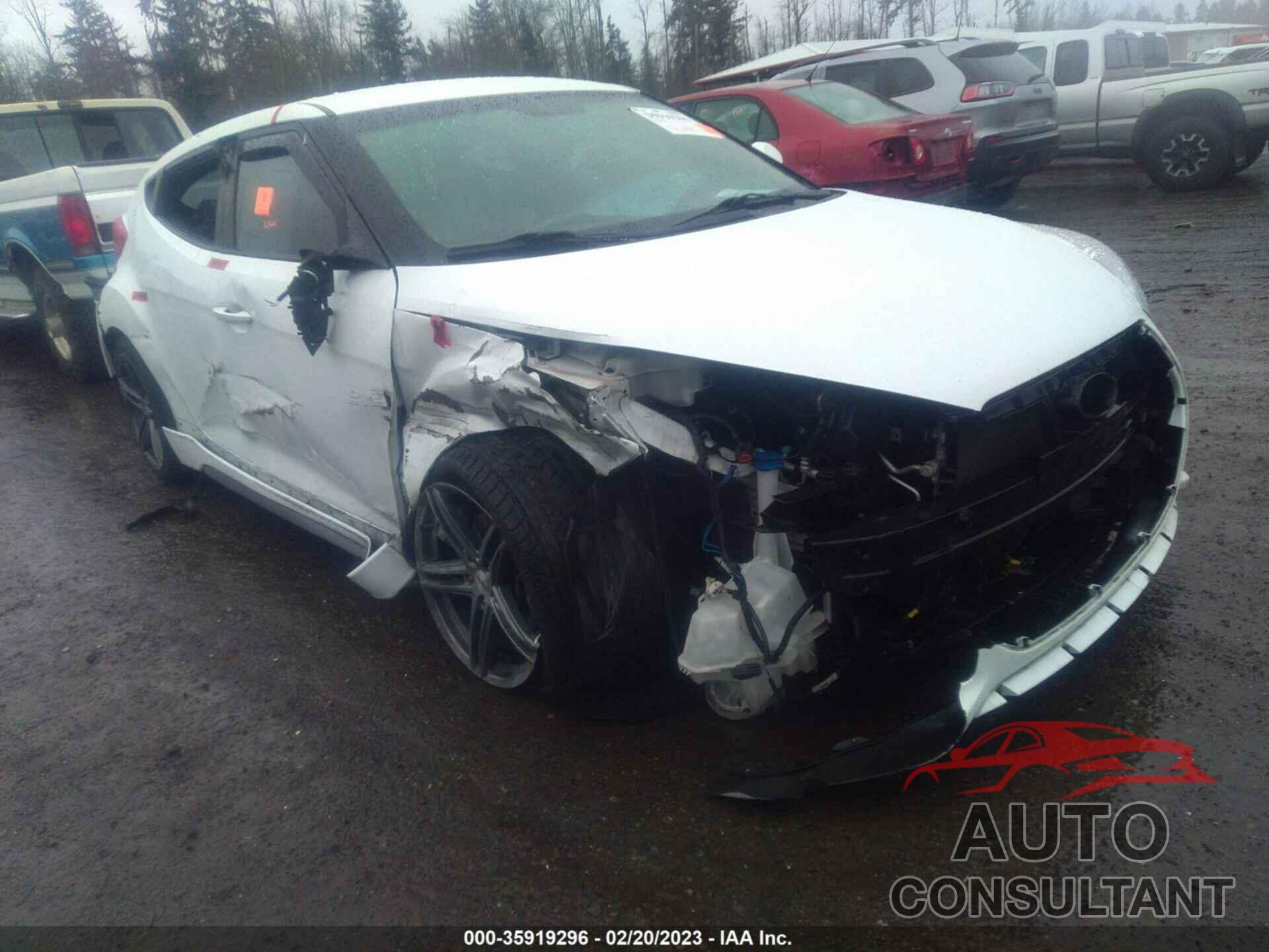 HYUNDAI VELOSTER 2016 - KMHTC6AE6GU301730