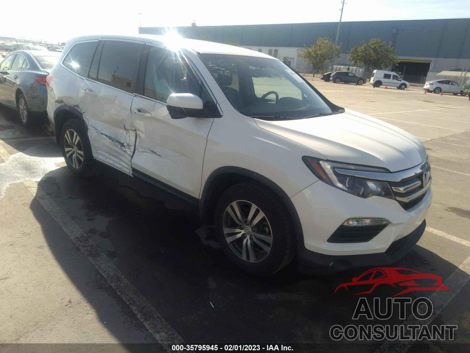 HONDA PILOT 2016 - 5FNYF6H86GB116149