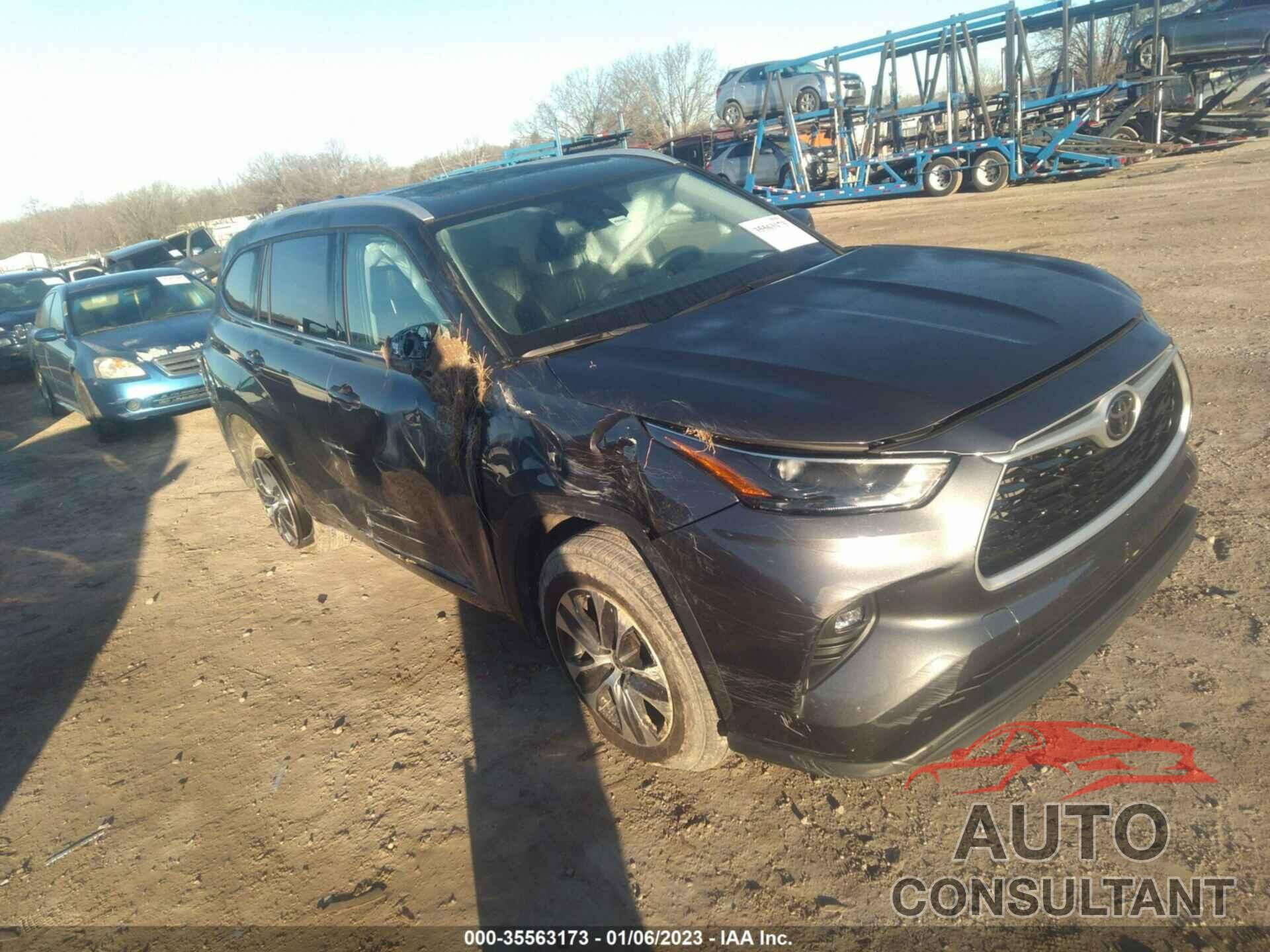 TOYOTA HIGHLANDER 2022 - 5TDGZRAH0NS542944