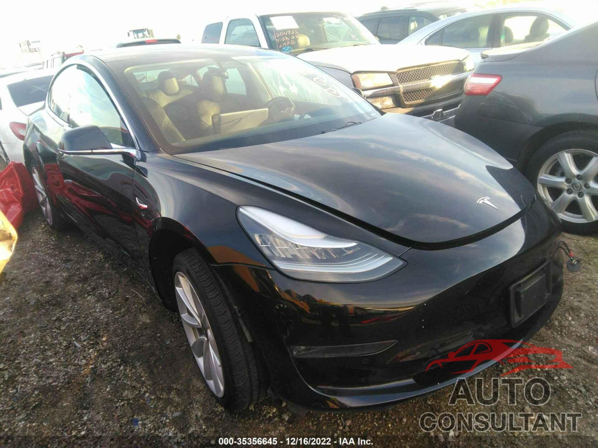 TESLA MODEL 3 2019 - 5YJ3E1EB5KF433543