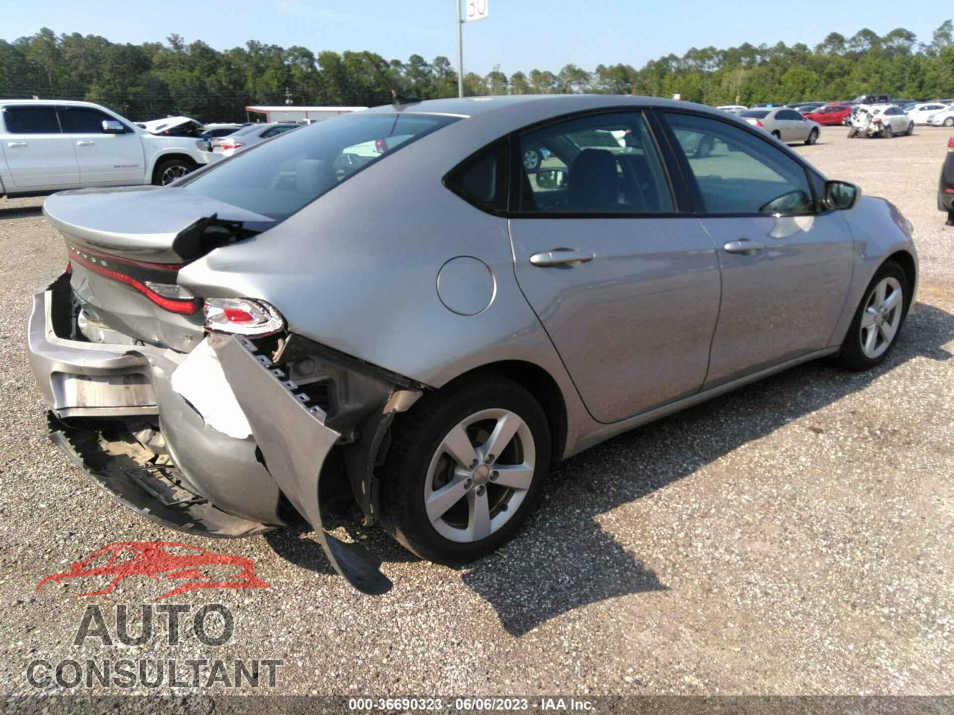 DODGE DART 2015 - 1C3CDFBB3FD105043