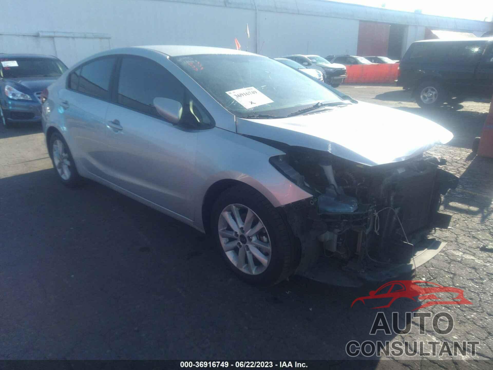 KIA FORTE 2017 - 3KPFL4A73HE008391