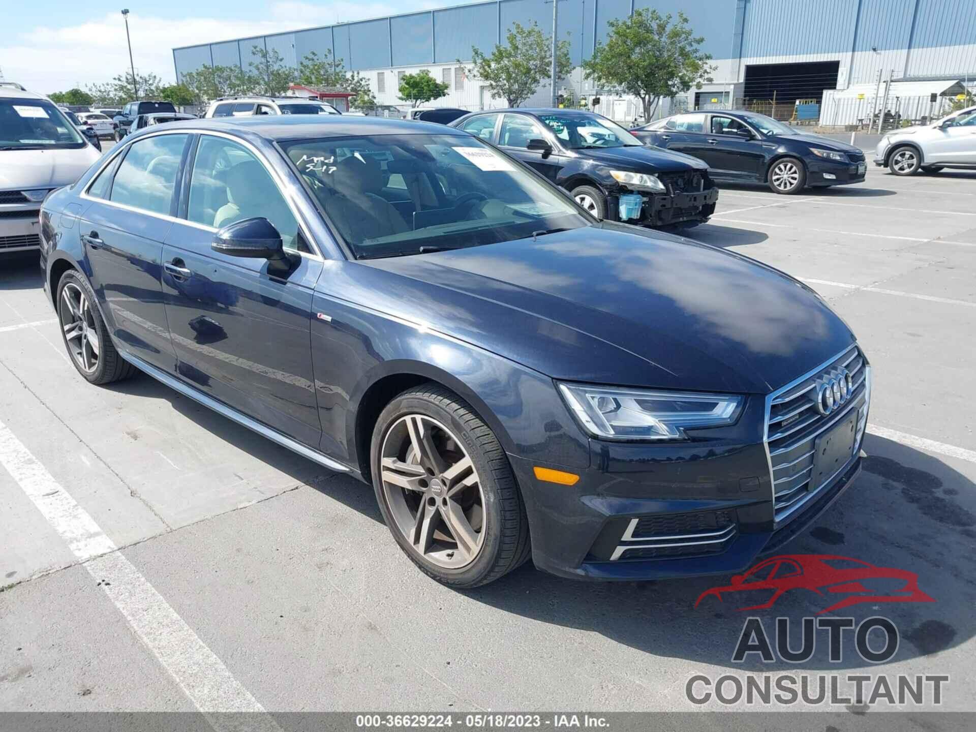 AUDI A4 2018 - WAUENAF43JN017965